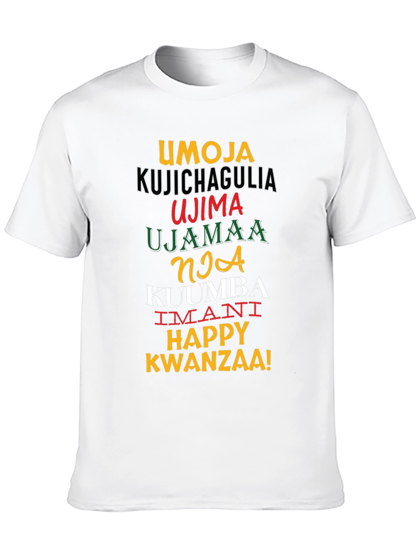 Kwanzaa Principles T-Shirt - Imani Umoja & More!