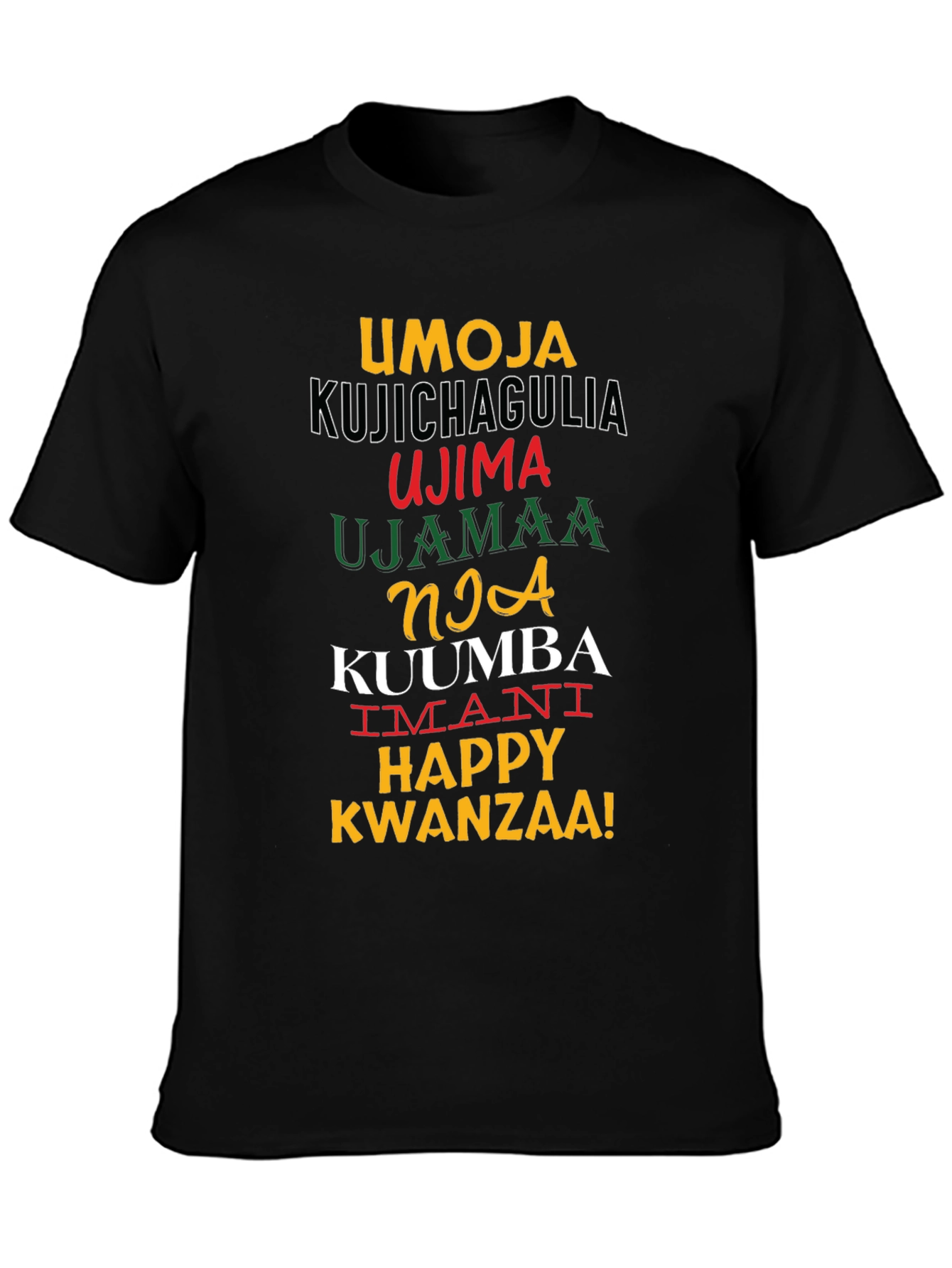 Kwanzaa Principles T-Shirt - Imani Umoja & More!
