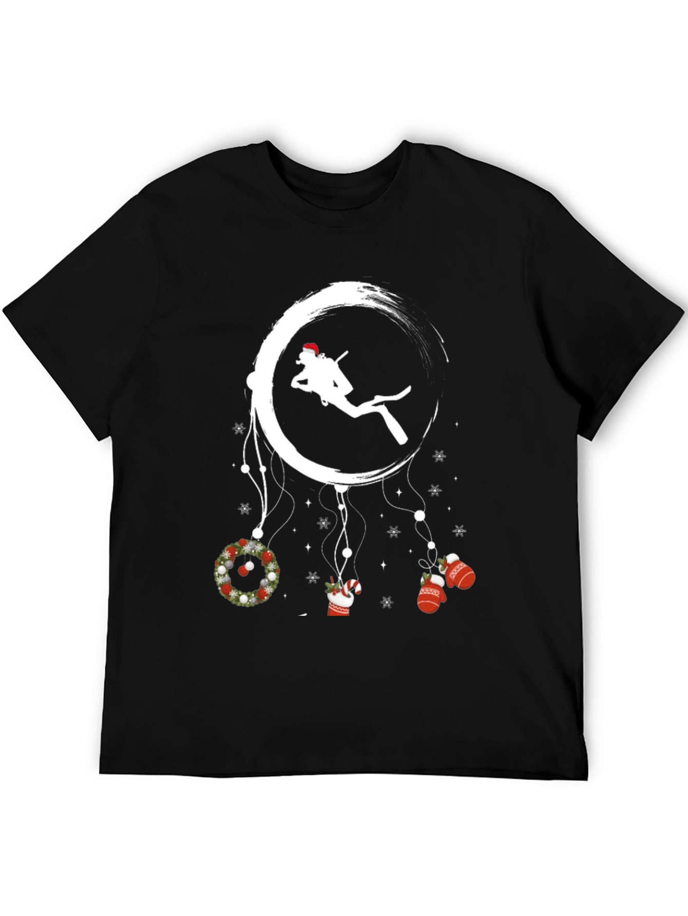 Christmas Scuba Diver T-Shirt