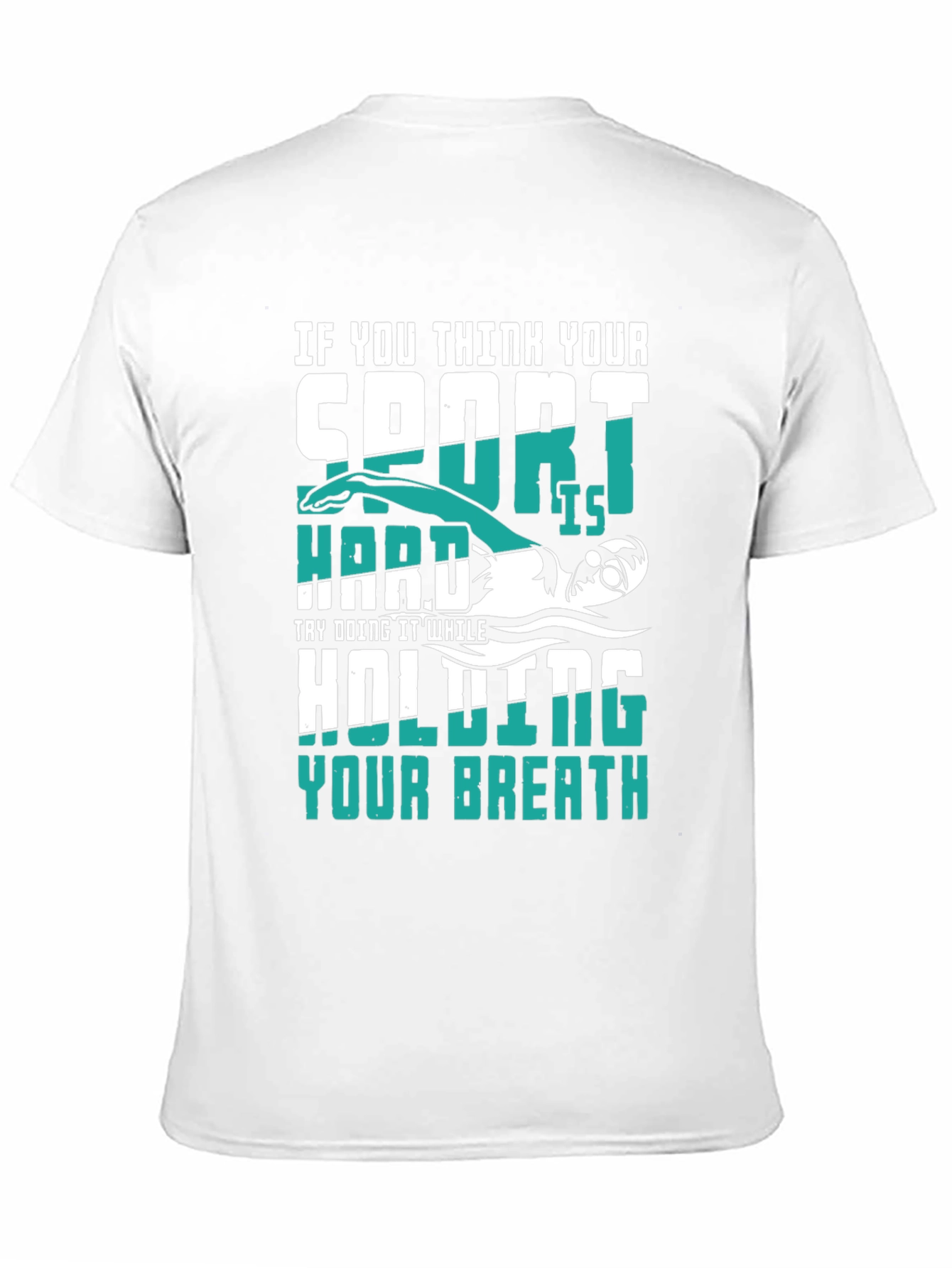 Swimmer Graphic T-Shirt: Holding Your Breath