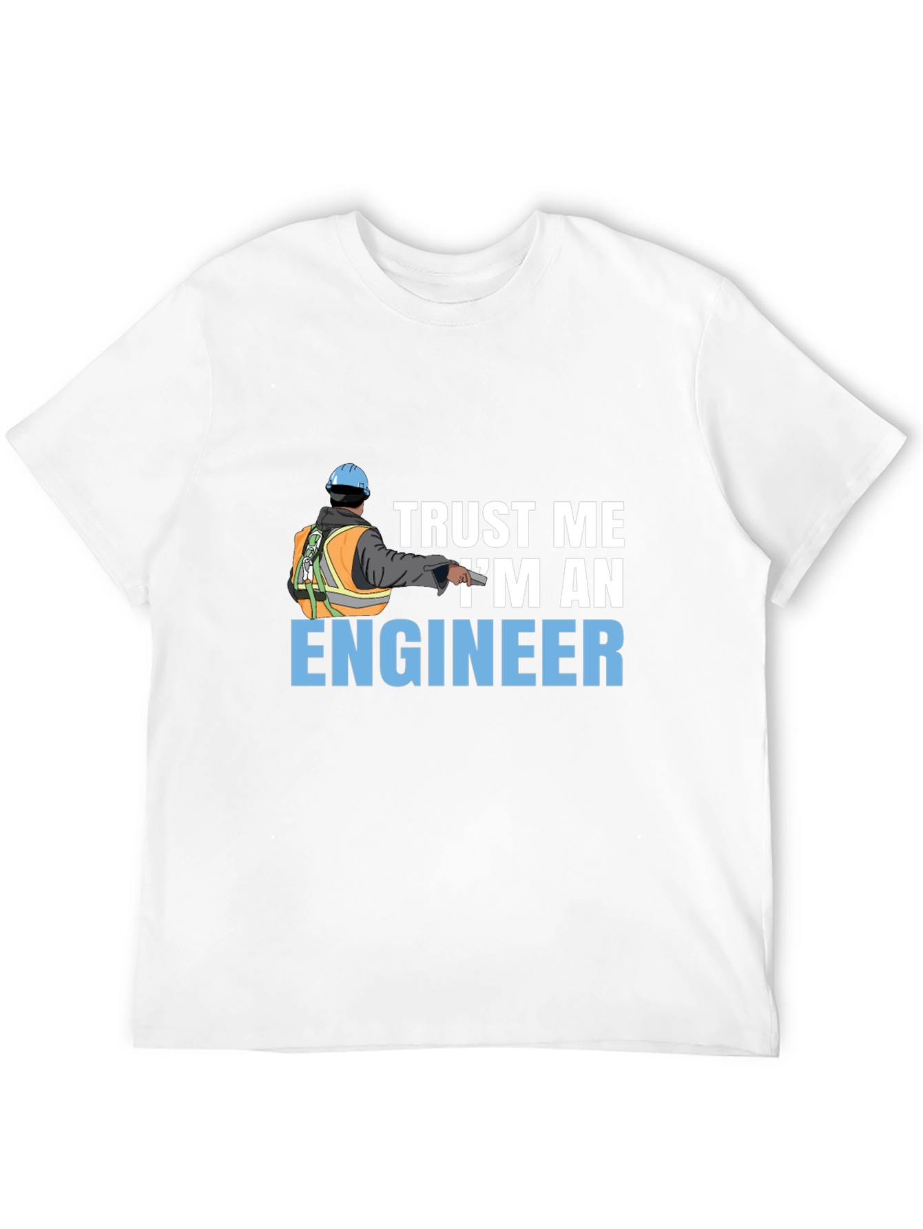 Trust Me Im An Engineer Black T-Shirt