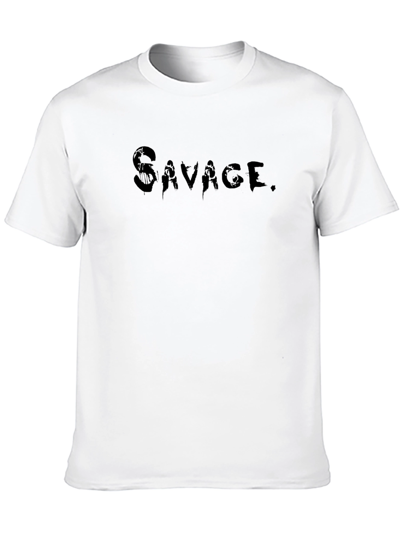 Mens Savage Graphic T-Shirt - Black