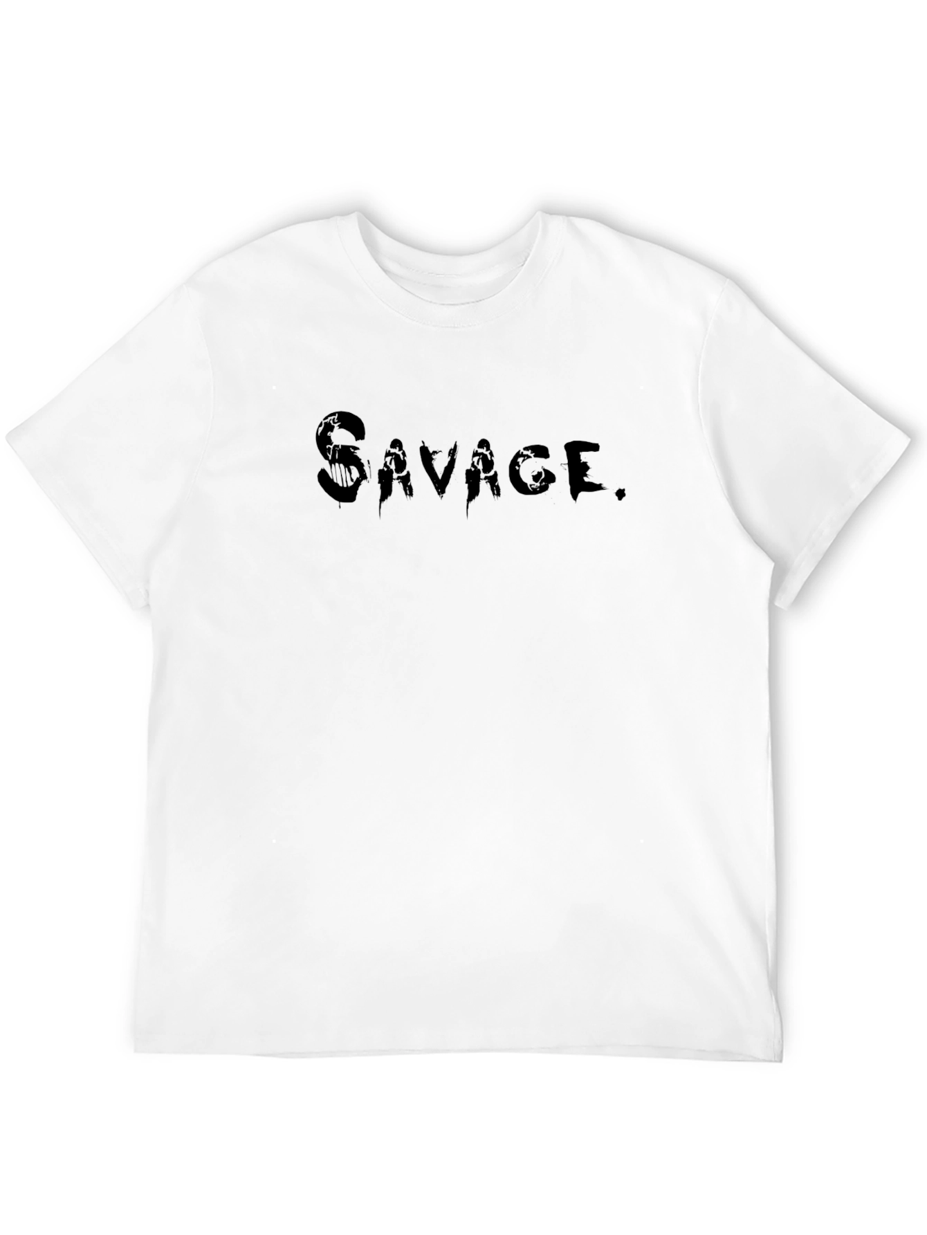 Mens Savage Graphic T-Shirt - Black