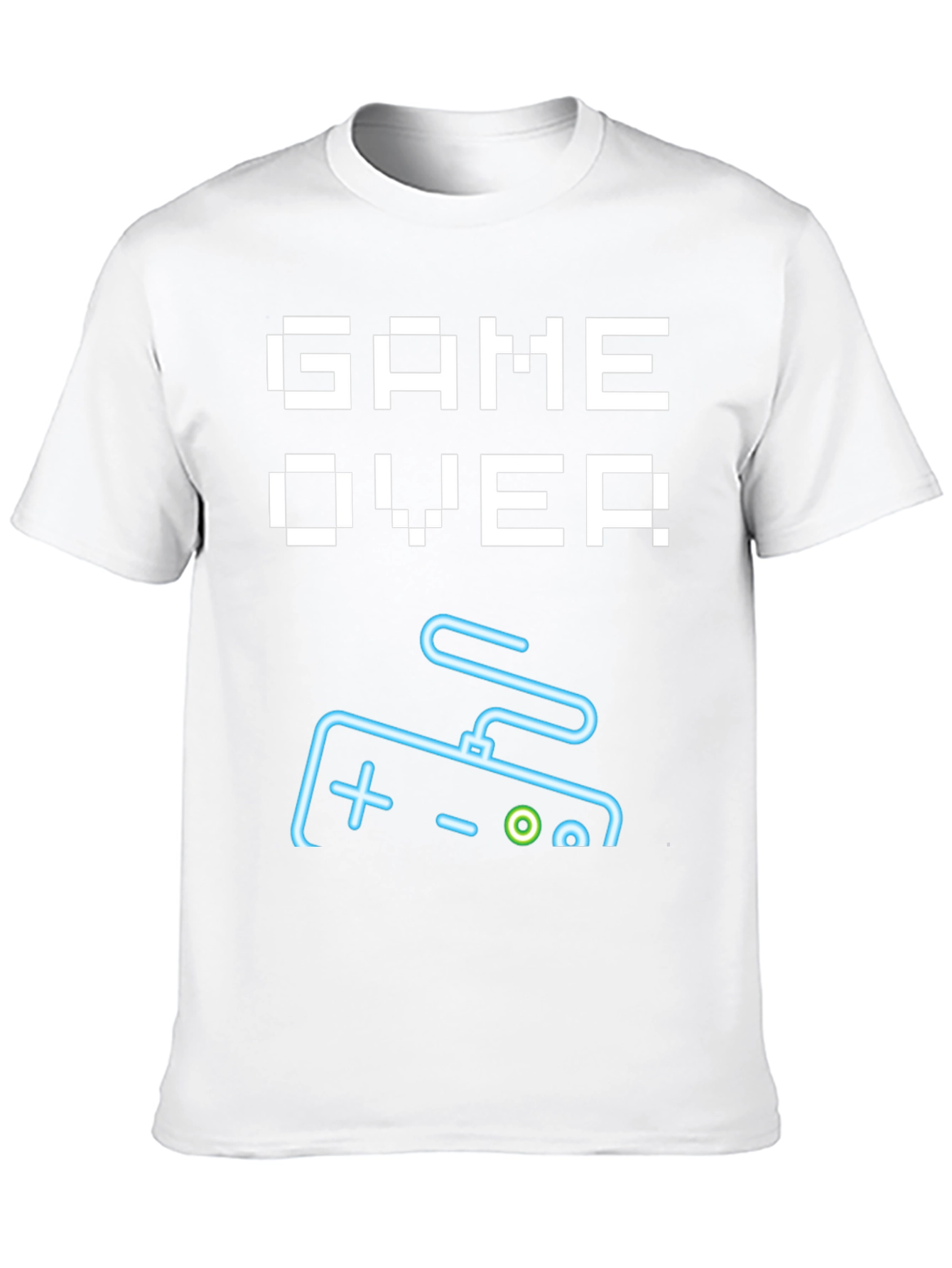 Game Over Controller Graphic Tee - Retro Gamer Style