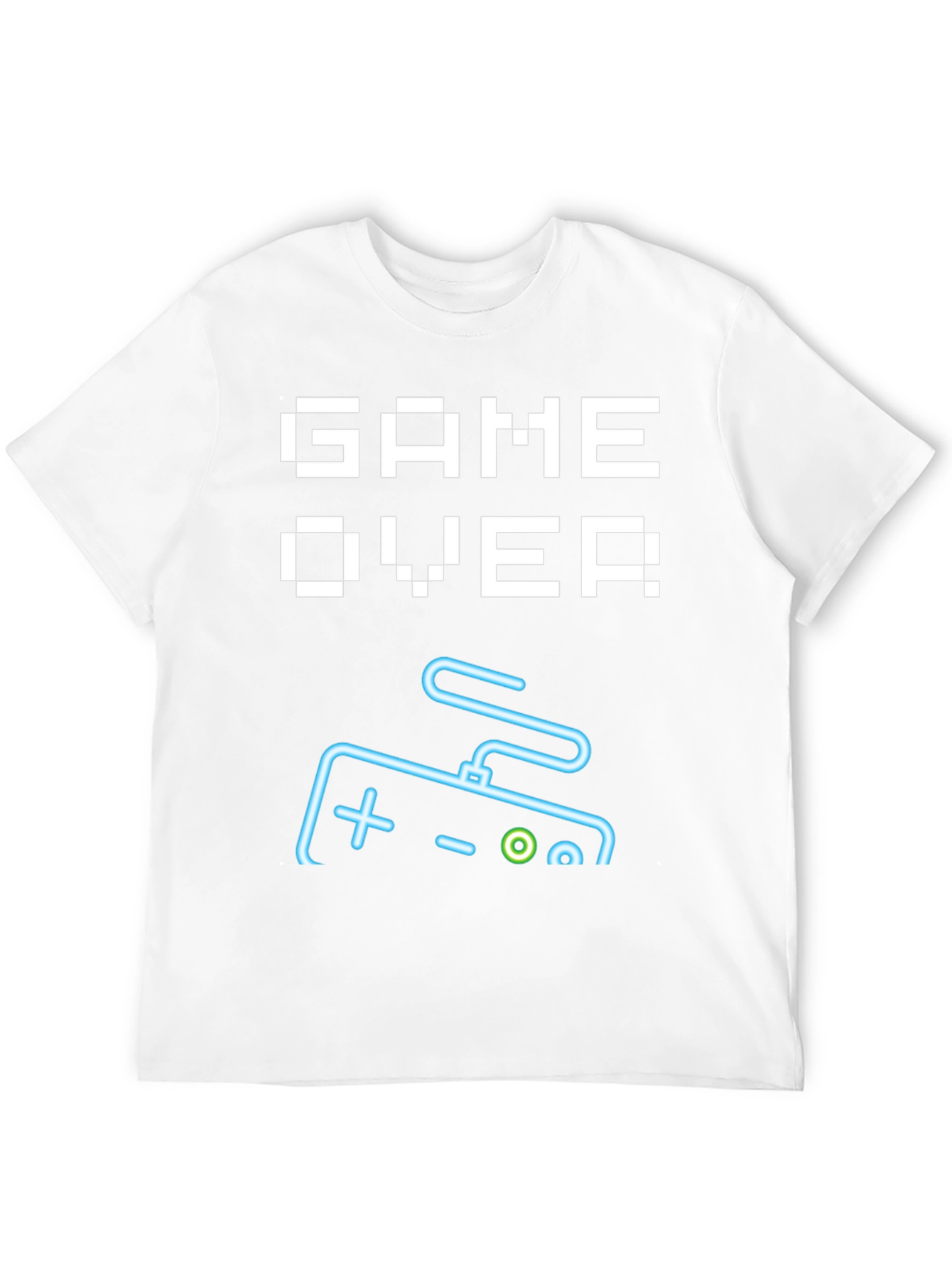 Game Over Controller Graphic Tee - Retro Gamer Style