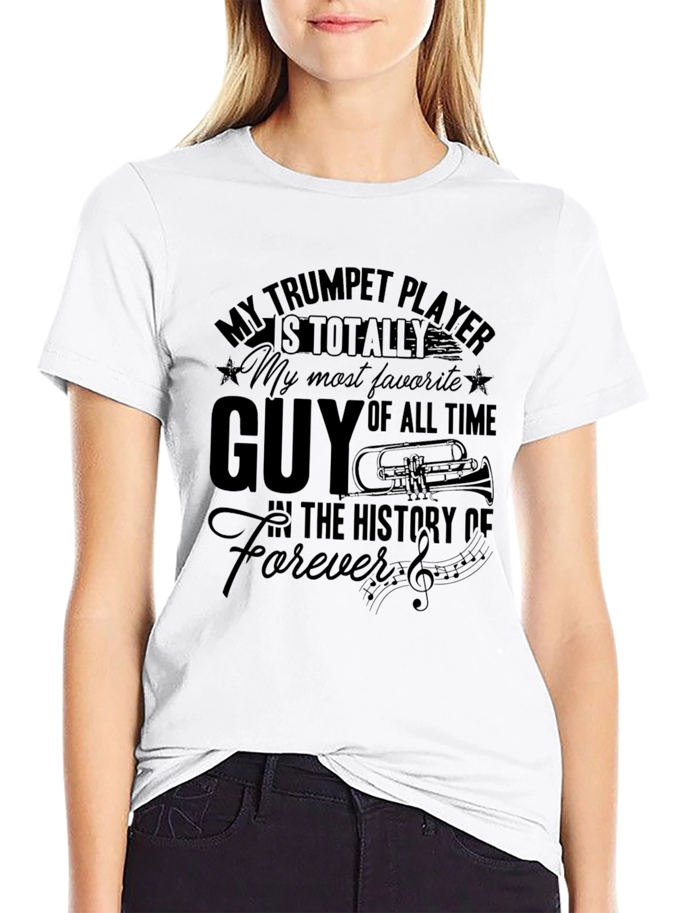 Trumpet Player T-Shirt - Favorite Guy Design