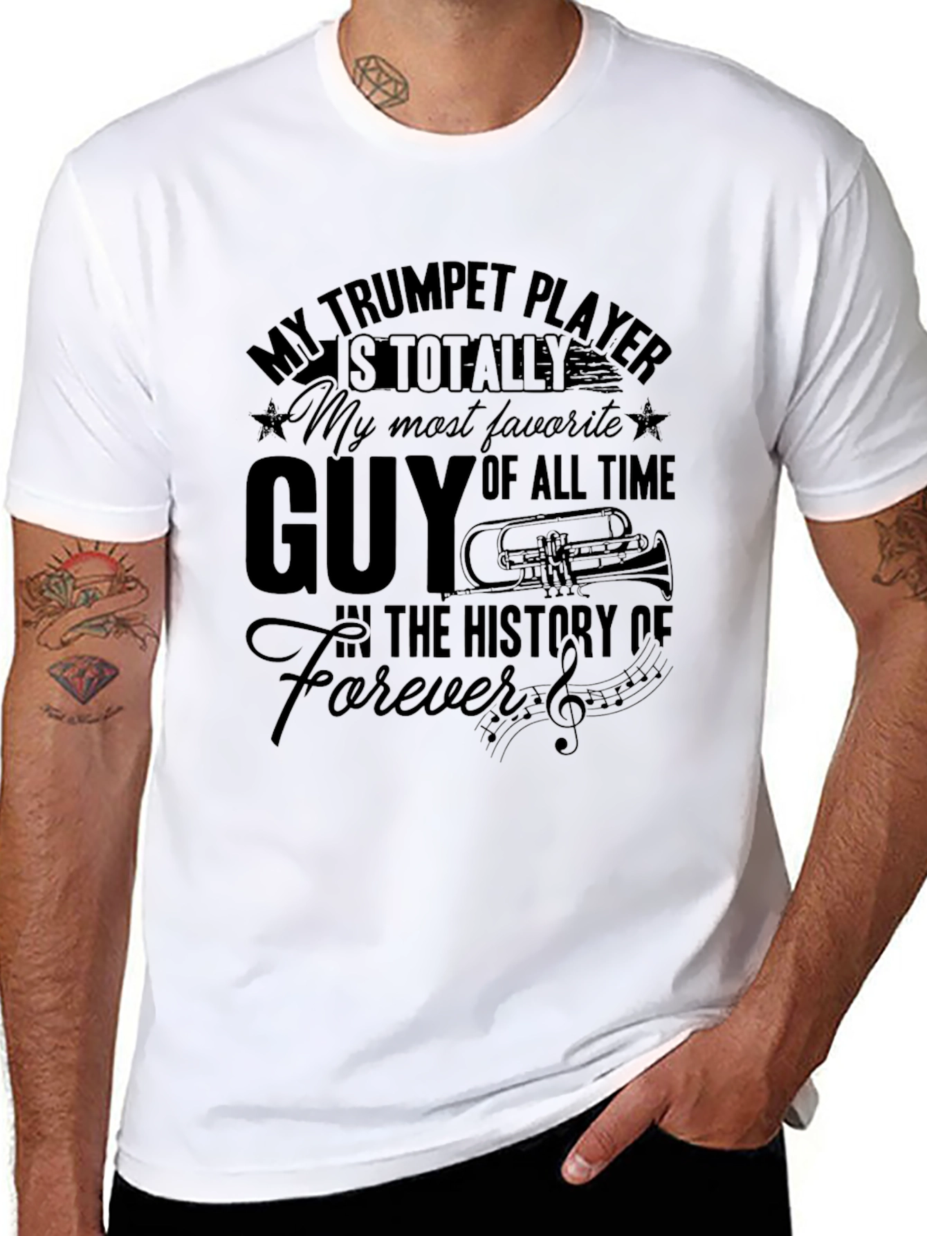 Trumpet Player T-Shirt - Favorite Guy Design
