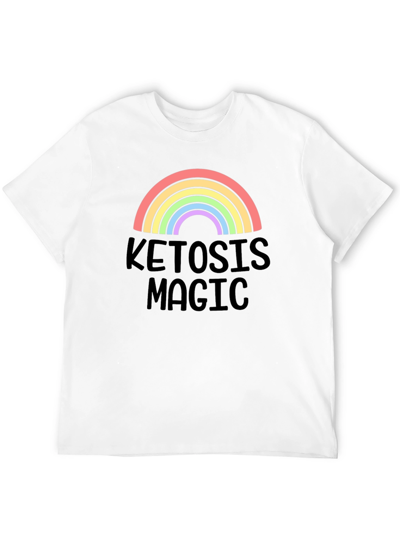 Ketosis Magic Rainbow Graphic T-Shirt