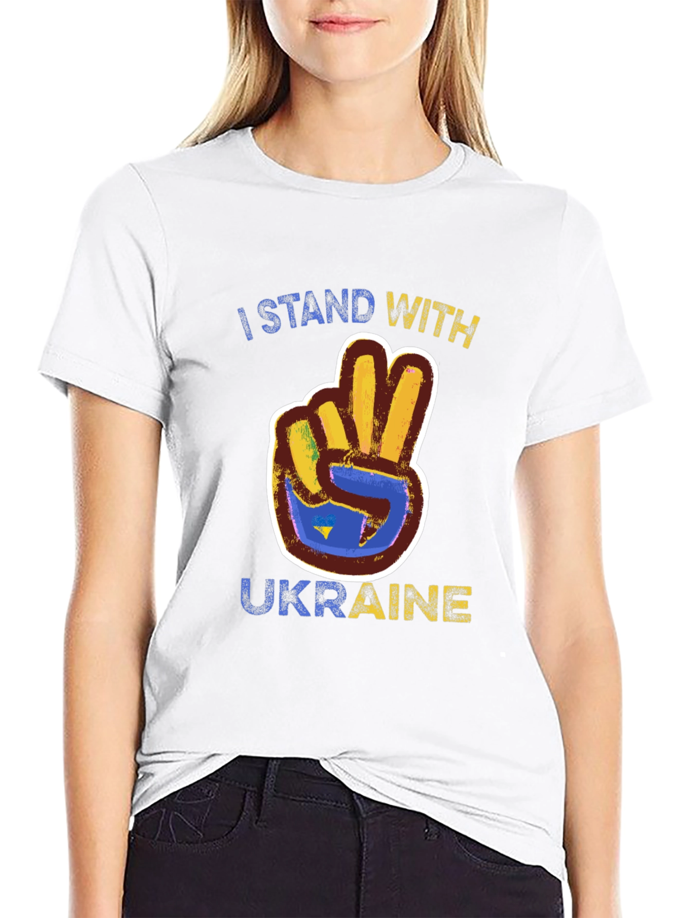 I Stand With Ukraine Graphic Tee