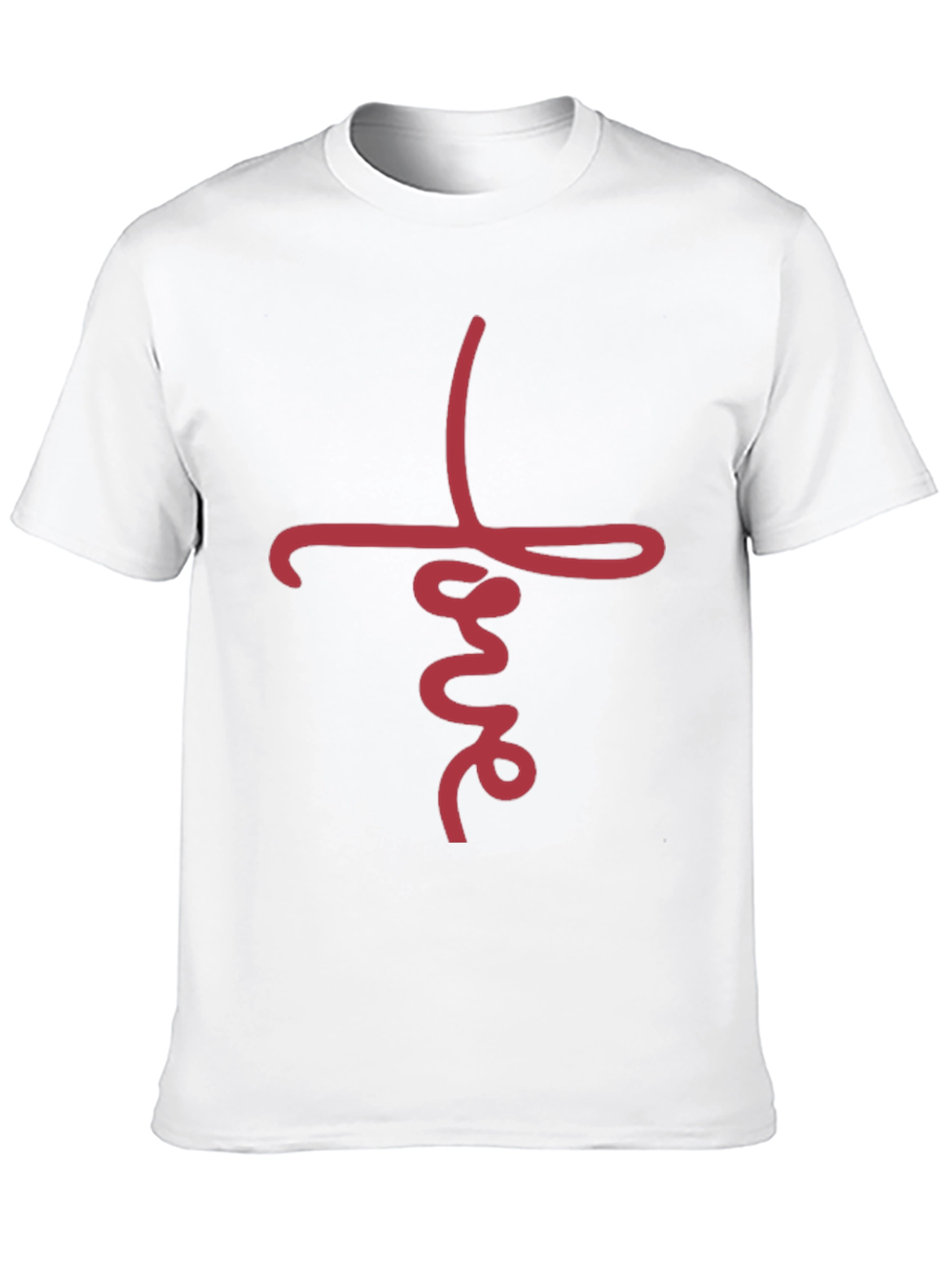 Love Script Graphic Tee - Stylish Casual Wear