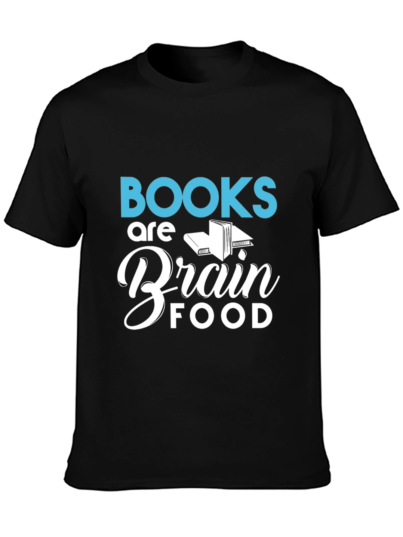 Books are Brain Food Graphic T-Shirt