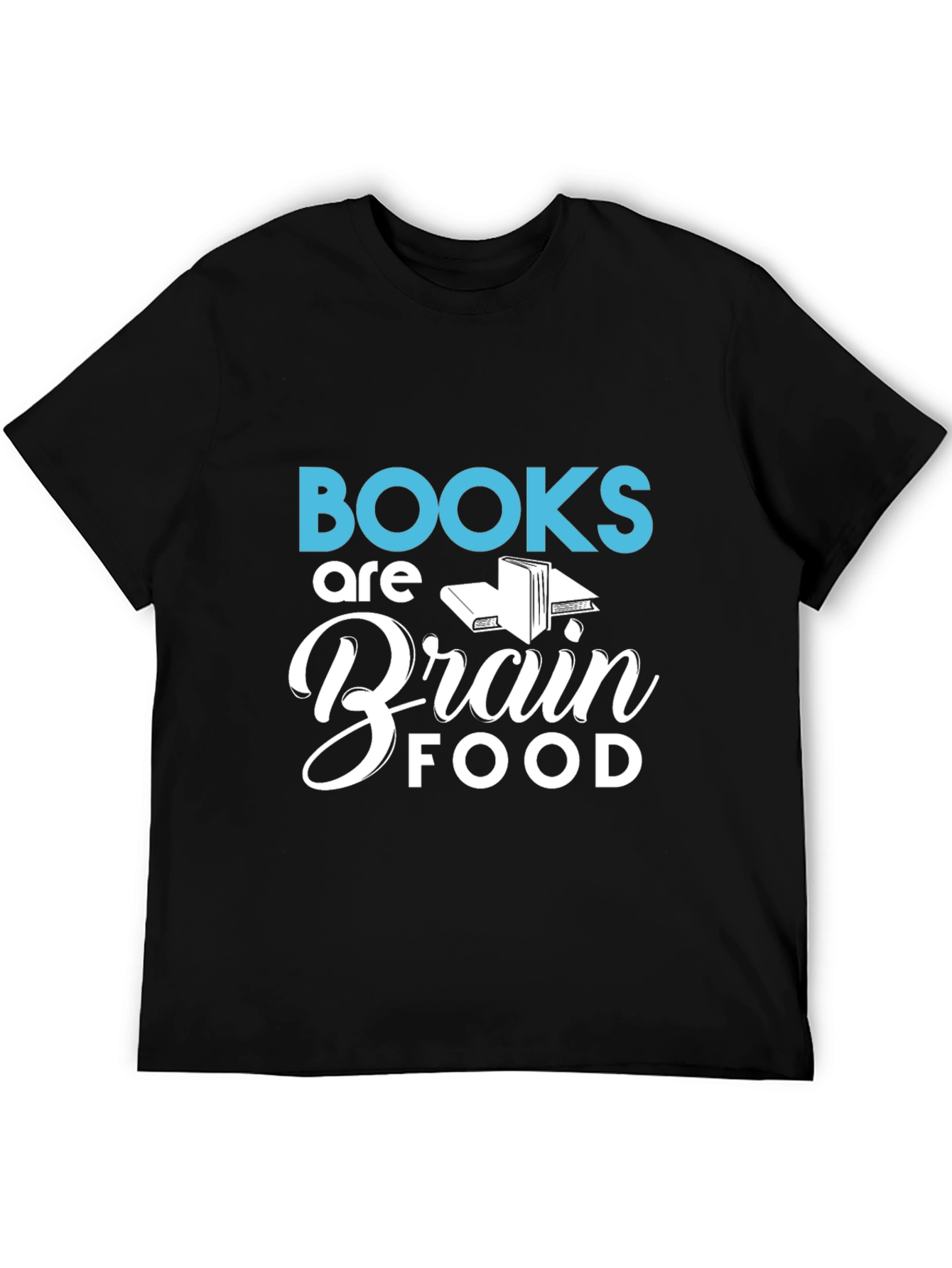 Books are Brain Food Graphic T-Shirt