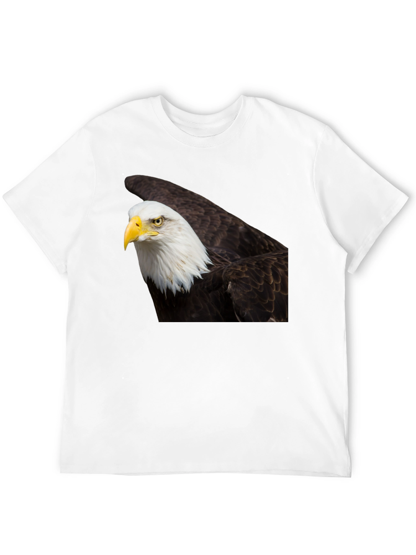 Bald Eagle Graphic Tee - Black