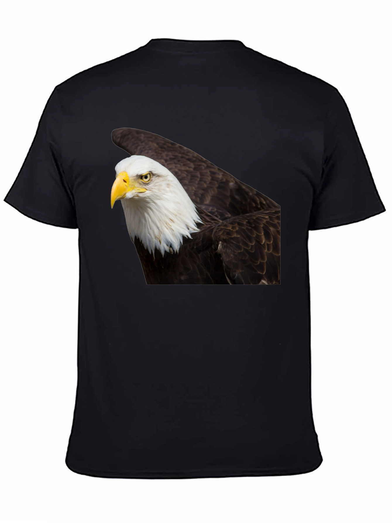 Bald Eagle Graphic Tee - Black