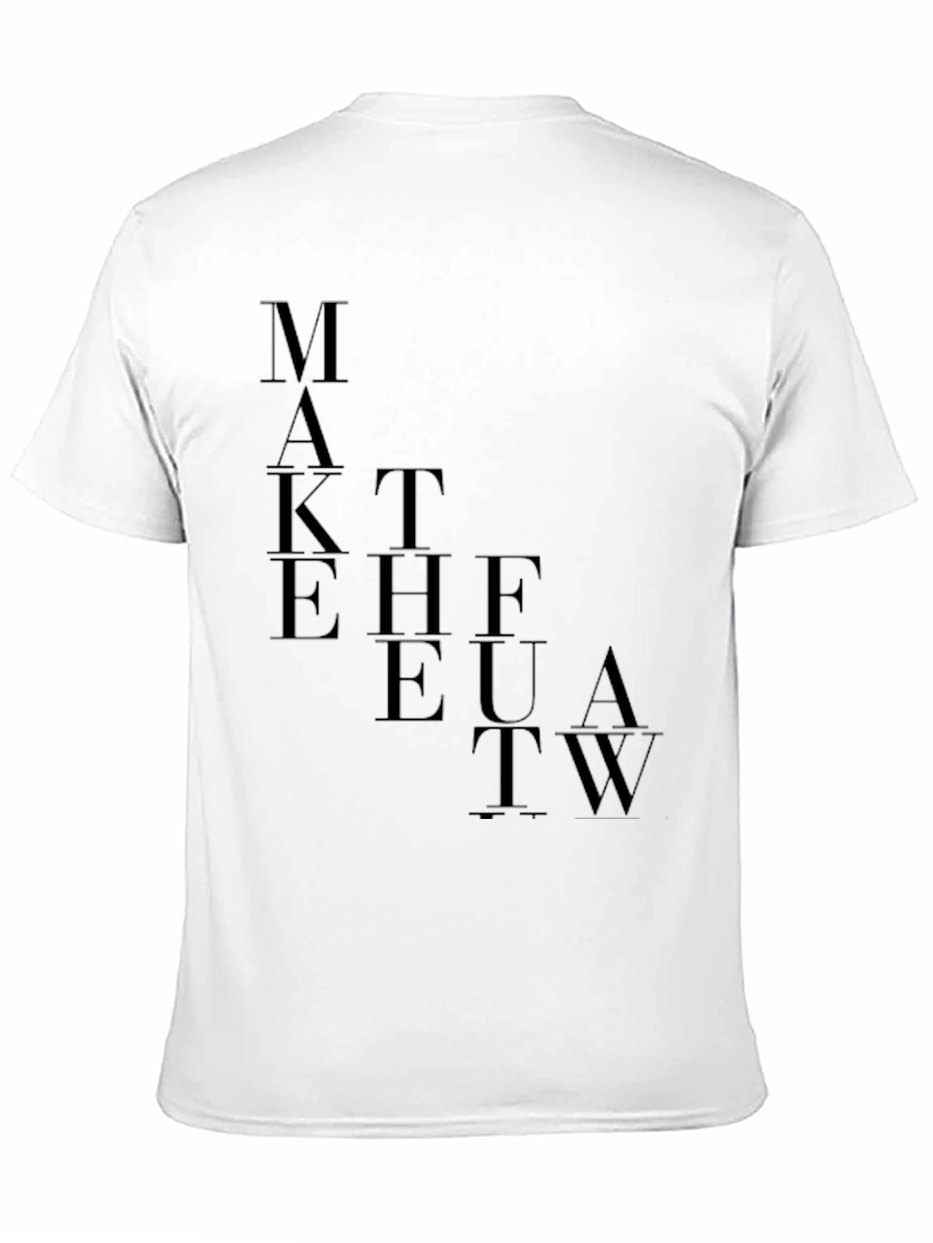 Modern Graphic Tee - Make the Future Work