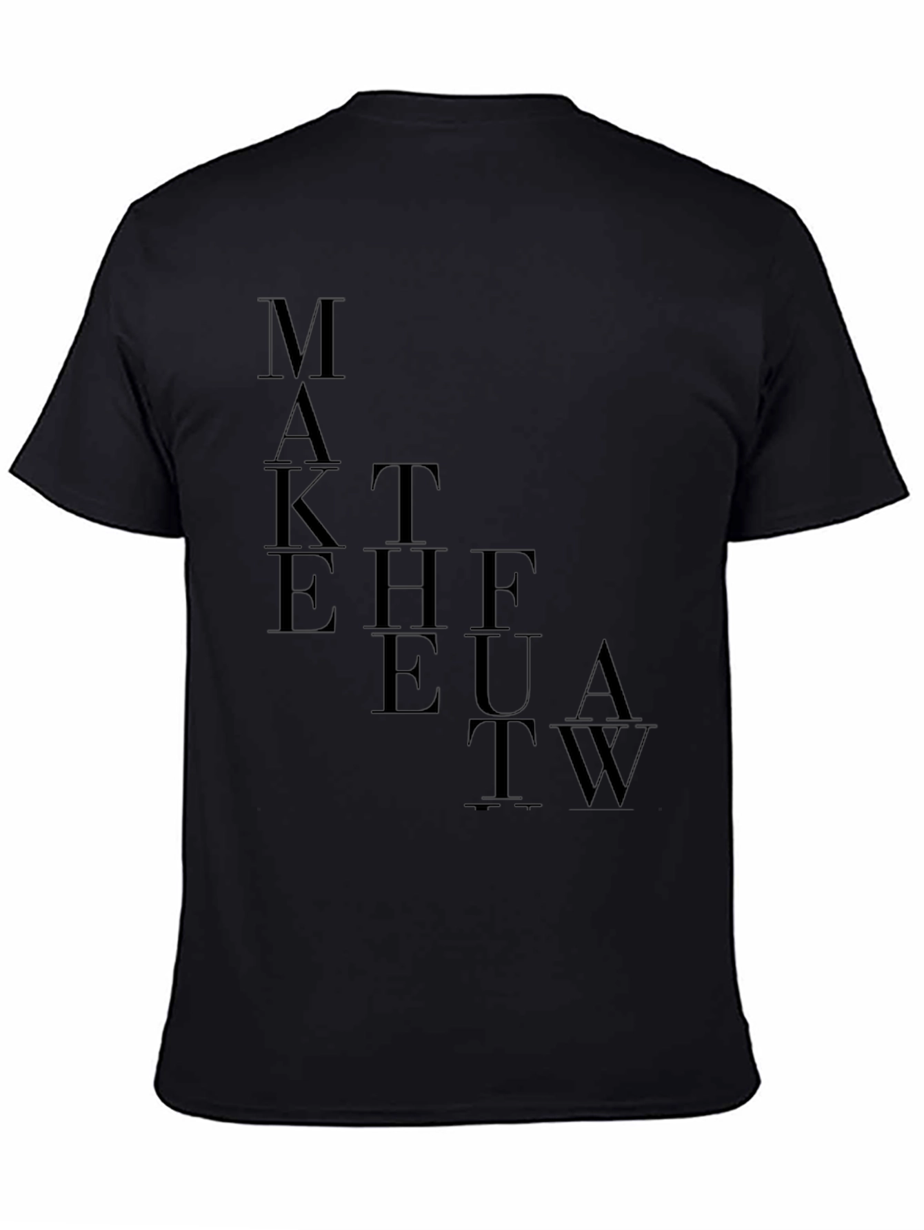 Modern Graphic Tee - Make the Future Work