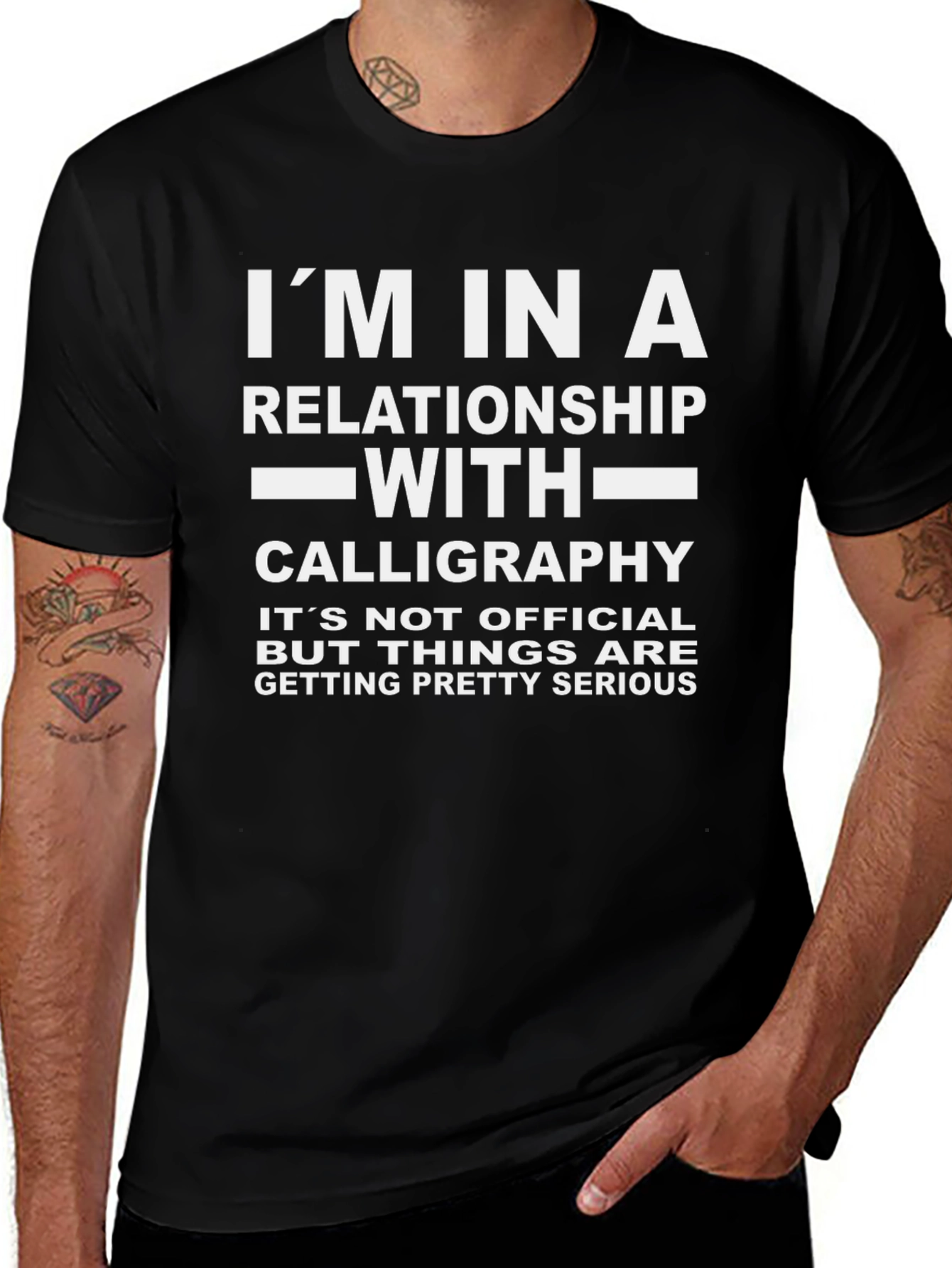 Calligraphy Relationship T-Shirt - Funny Graphic Tee
