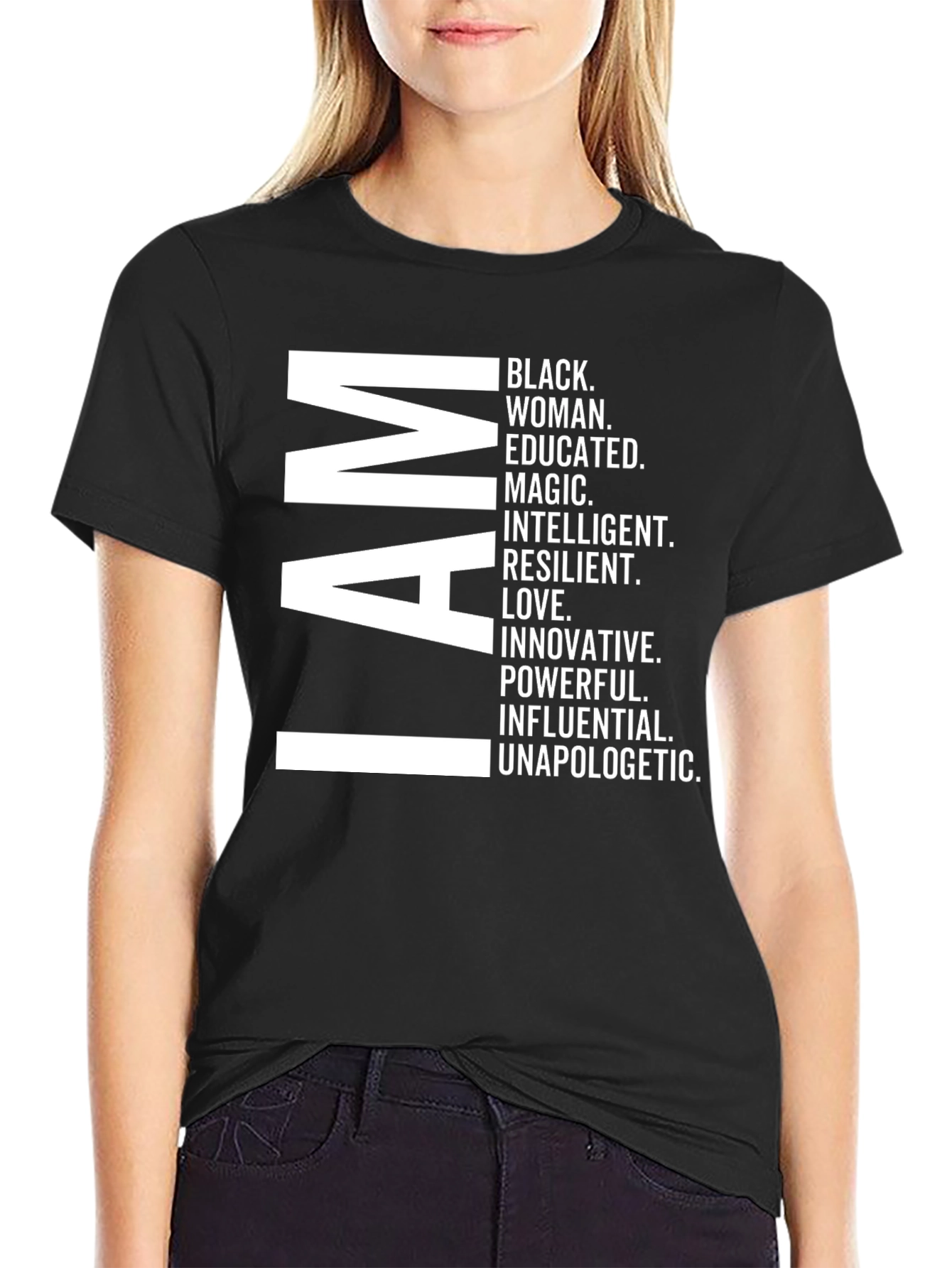 I AM Black Woman Empowerment Graphic Tee