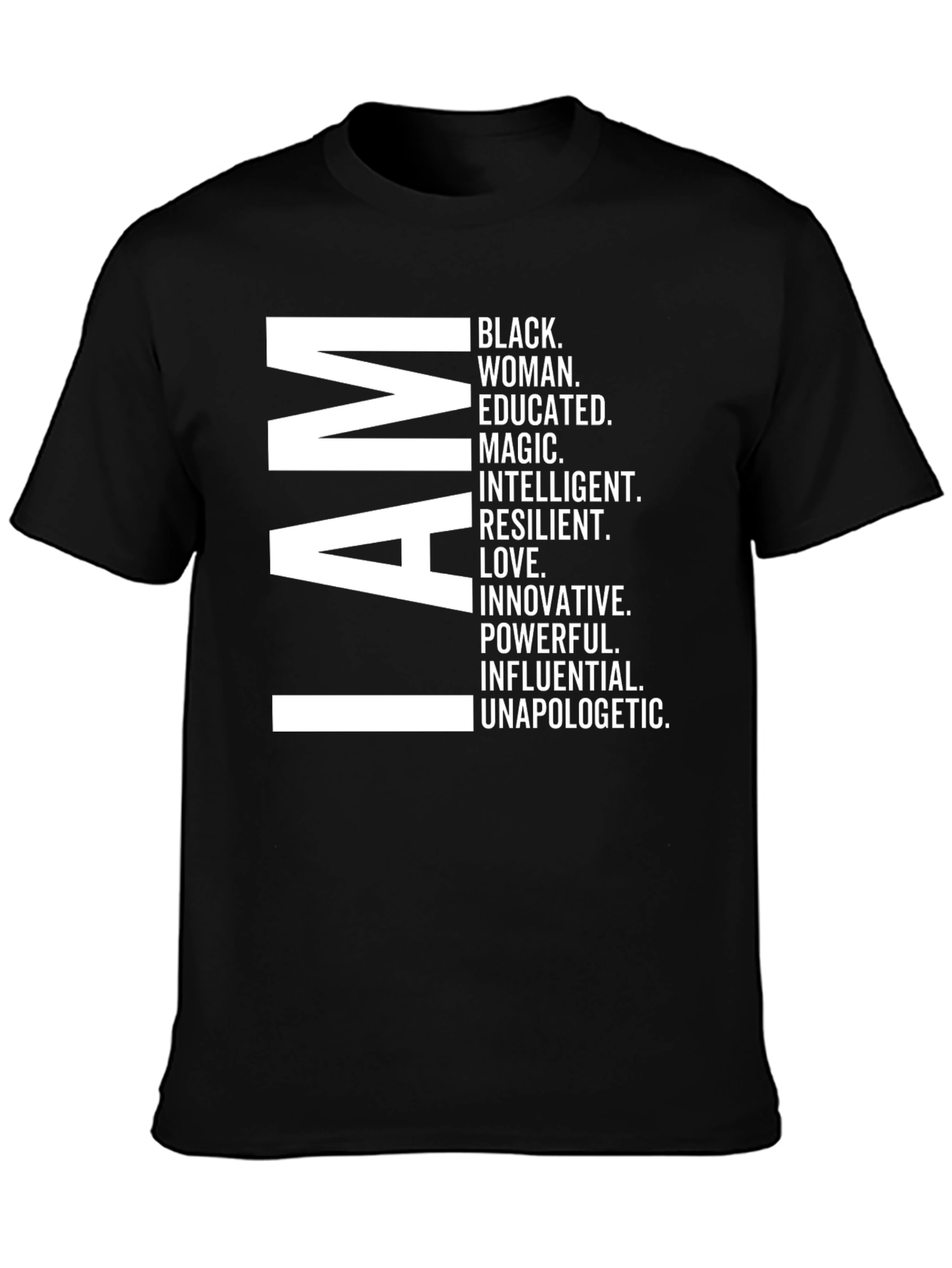 I AM Black Woman Empowerment Graphic Tee