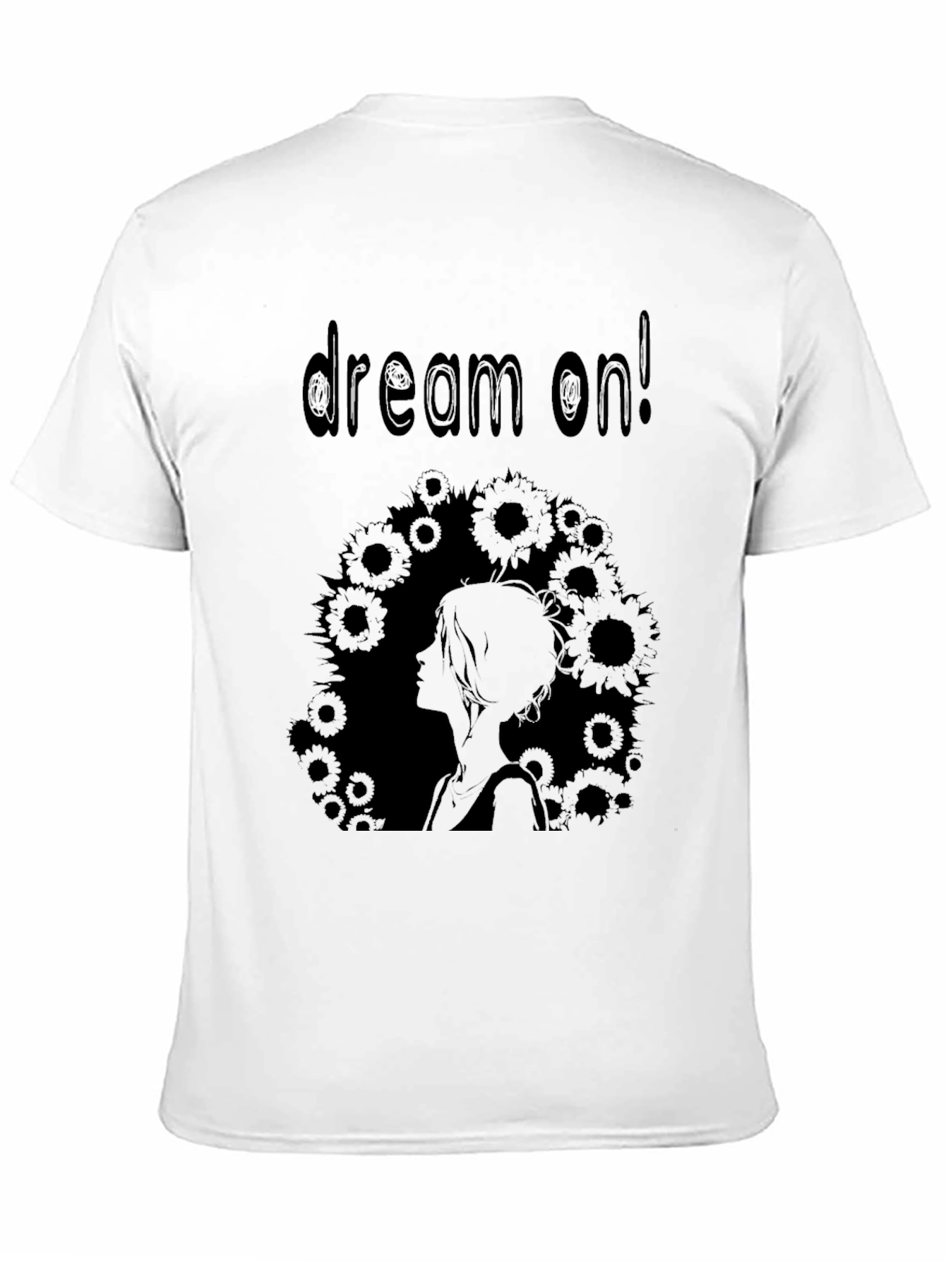 Dream On! Black Graphic Tee