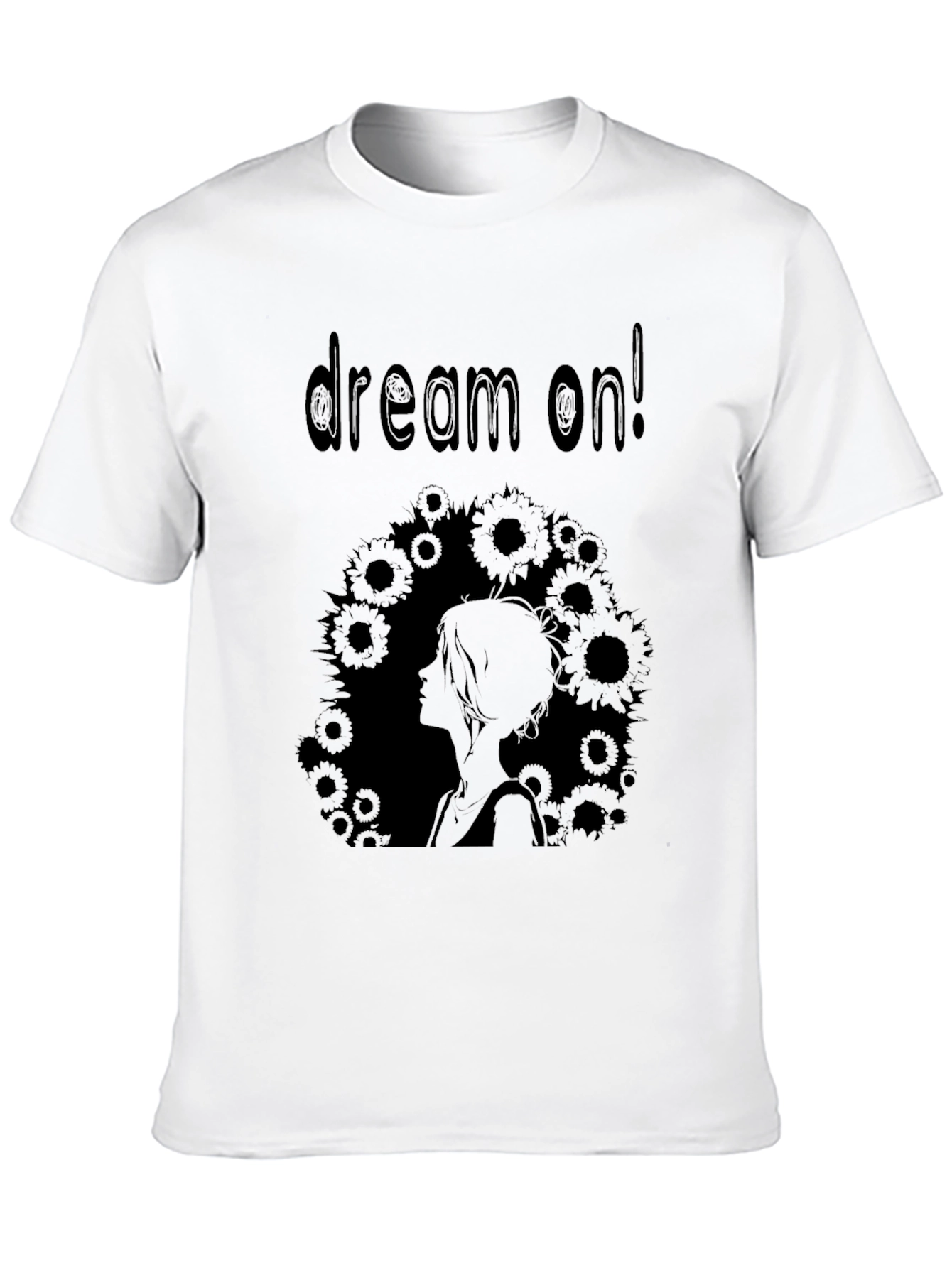 Dream On! Black Graphic Tee