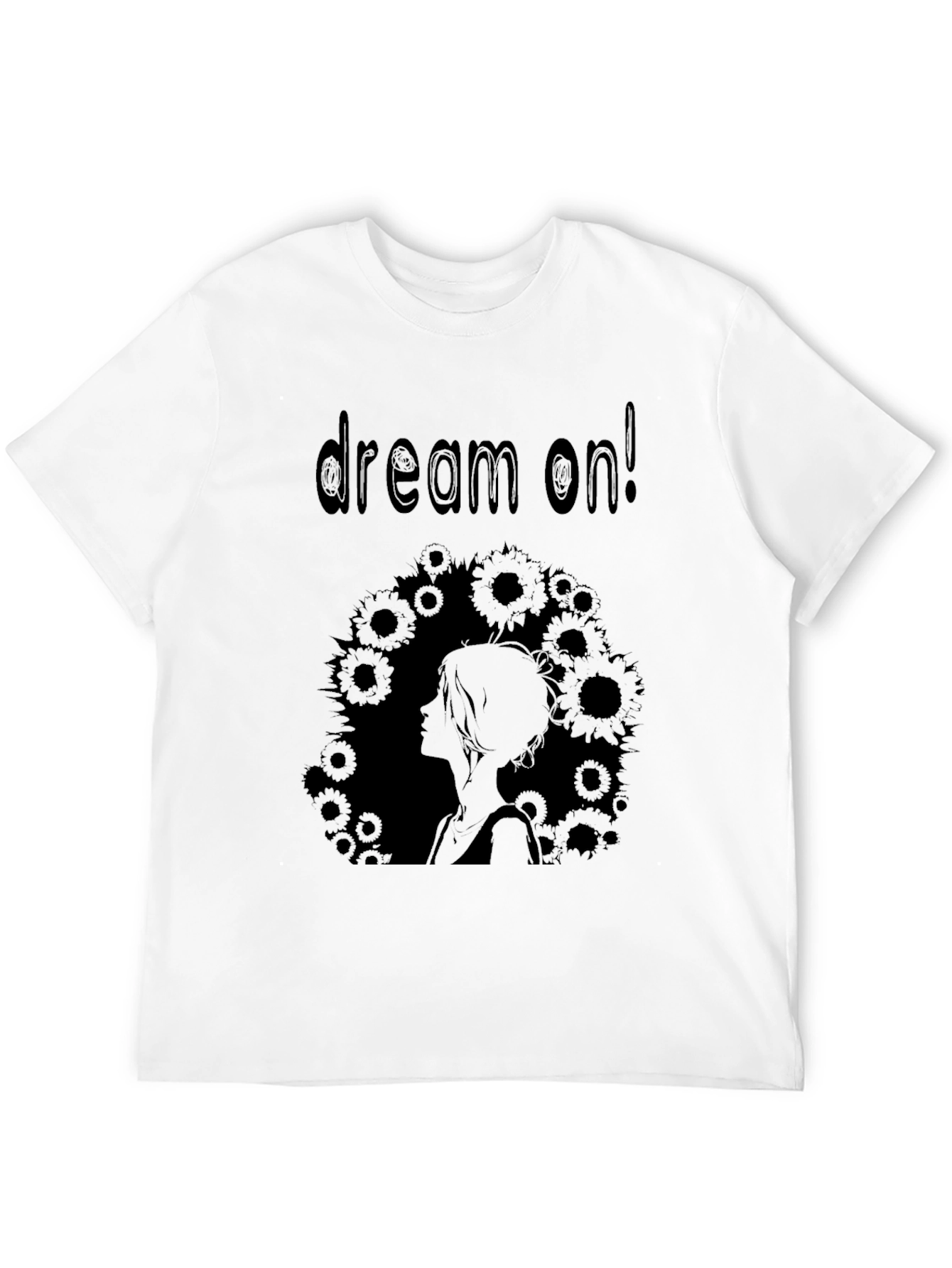 Dream On! Black Graphic Tee