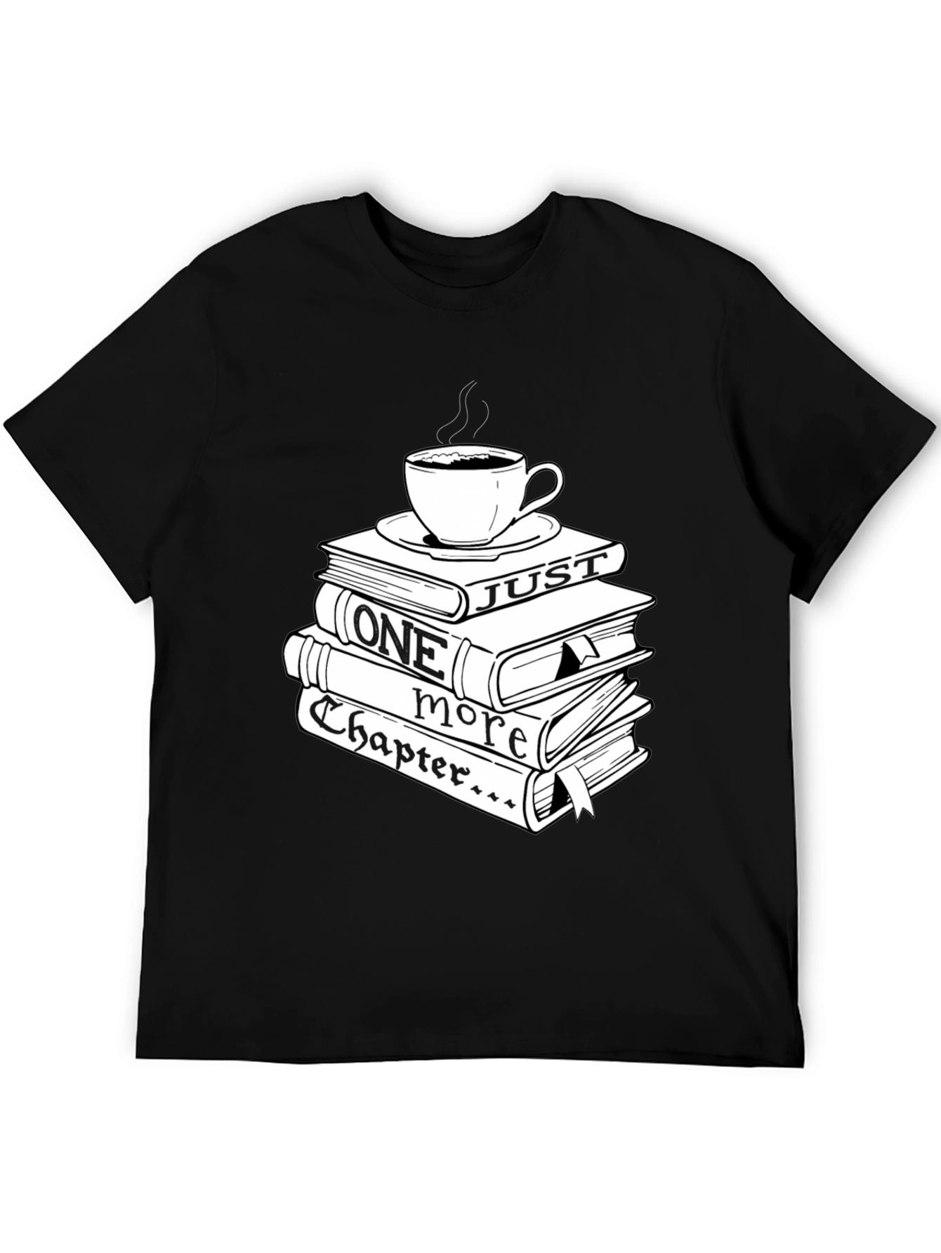 Book Lover Tee: Just One More Chapter Design