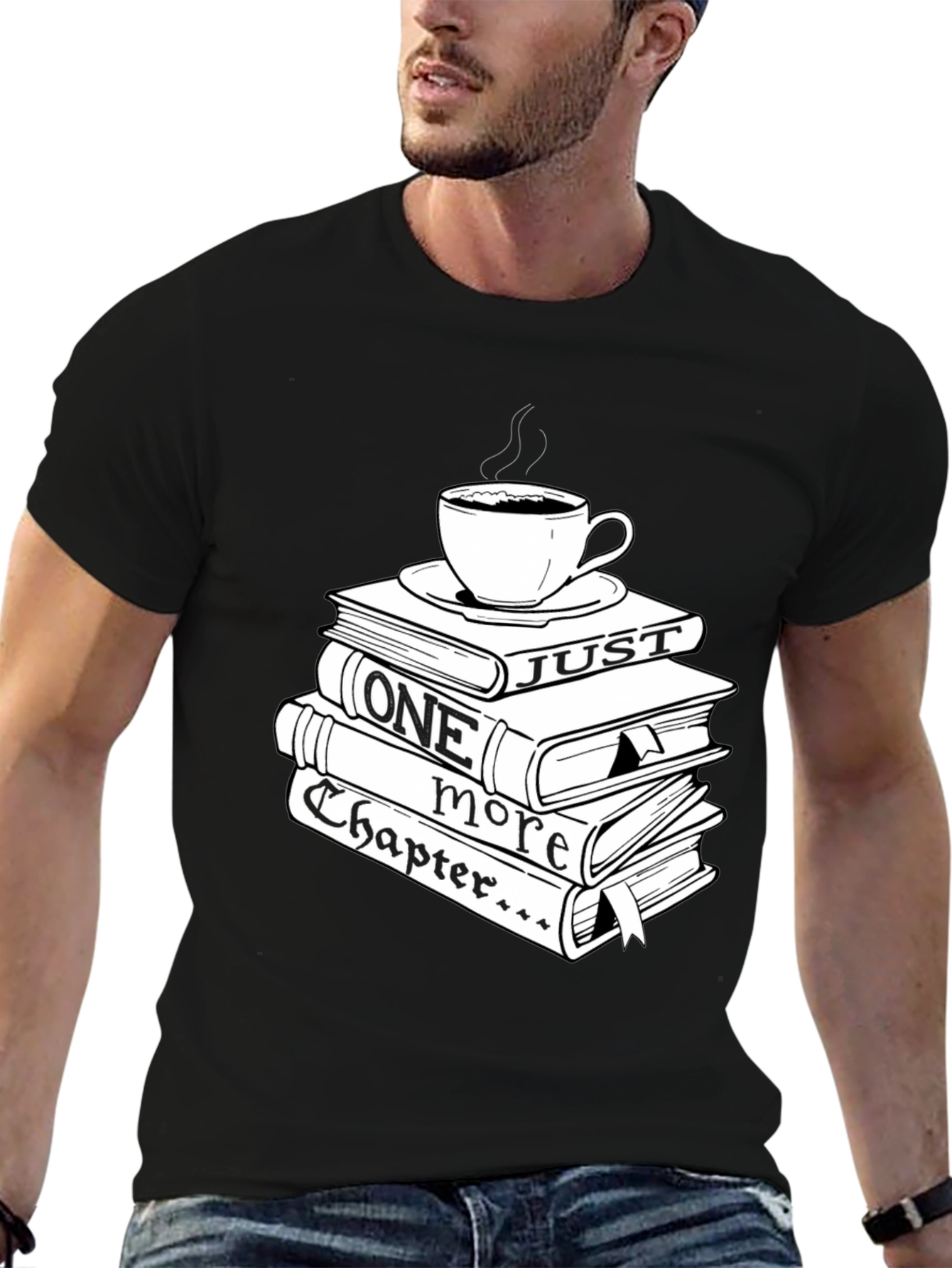 Book Lover Tee: Just One More Chapter Design