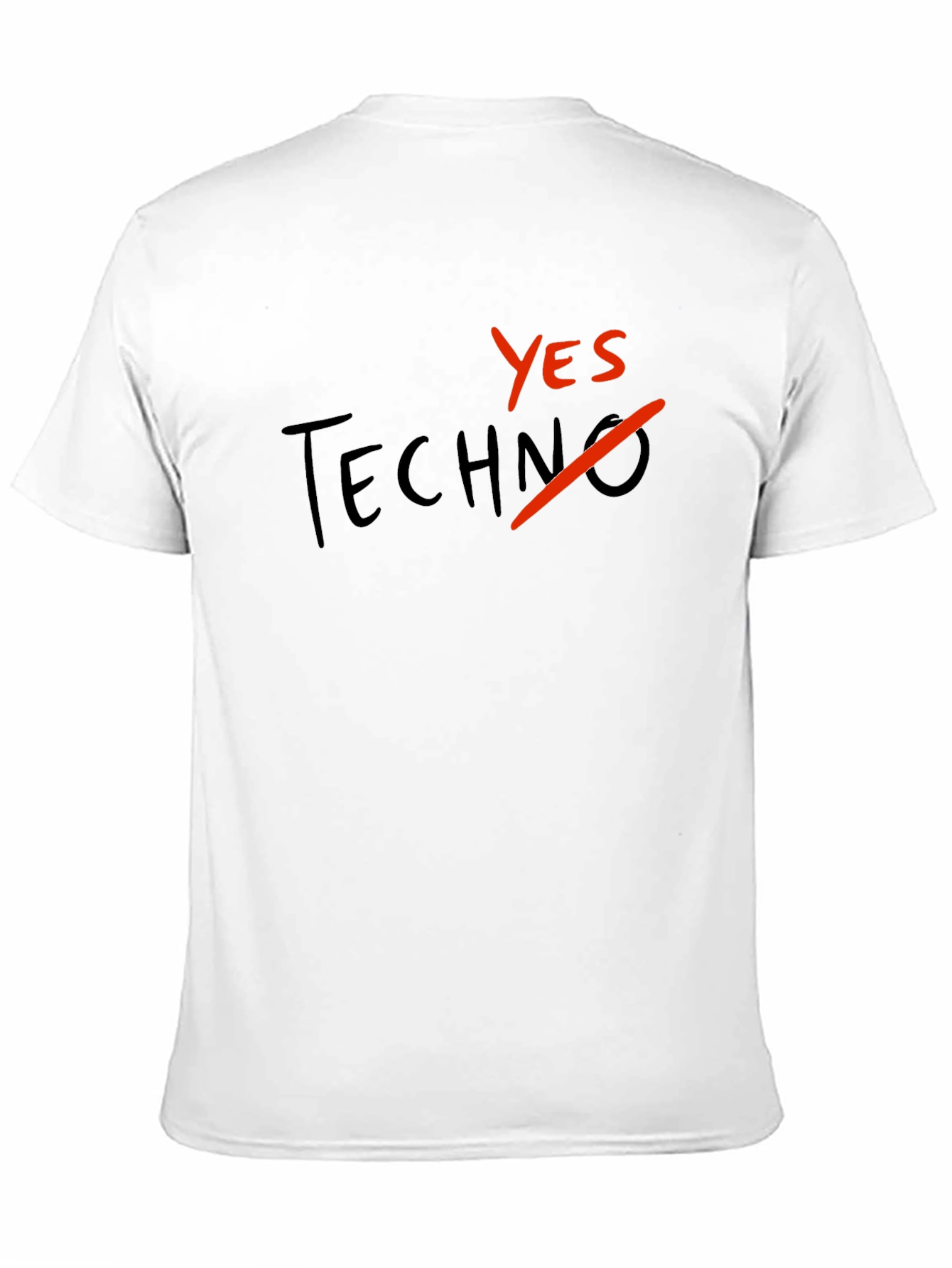 Yes to Techno Black Graphic Tee