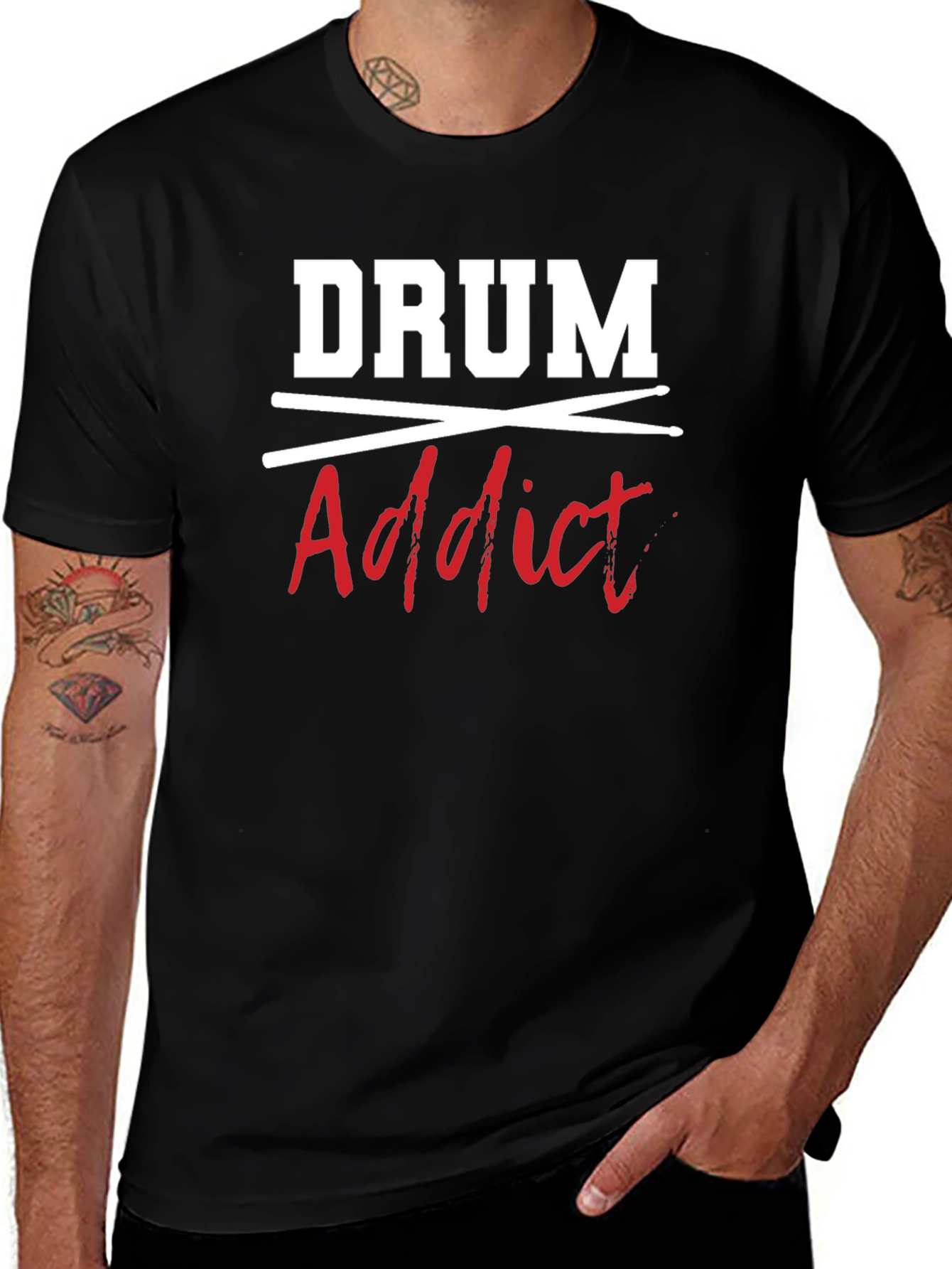 Drum Addict Graphic Tee