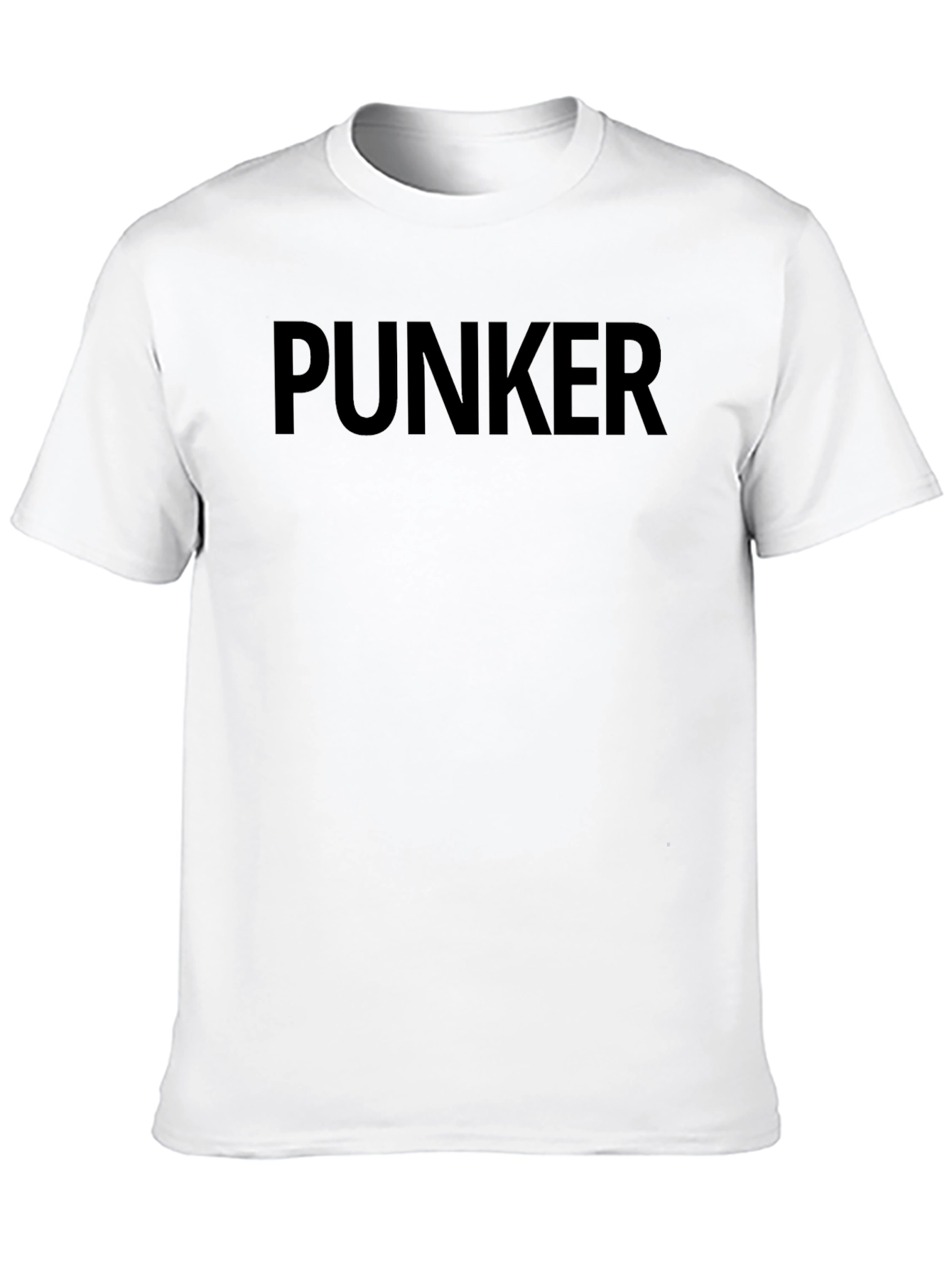 Punker Crew Neck T-Shirt - Bold Statement Tee