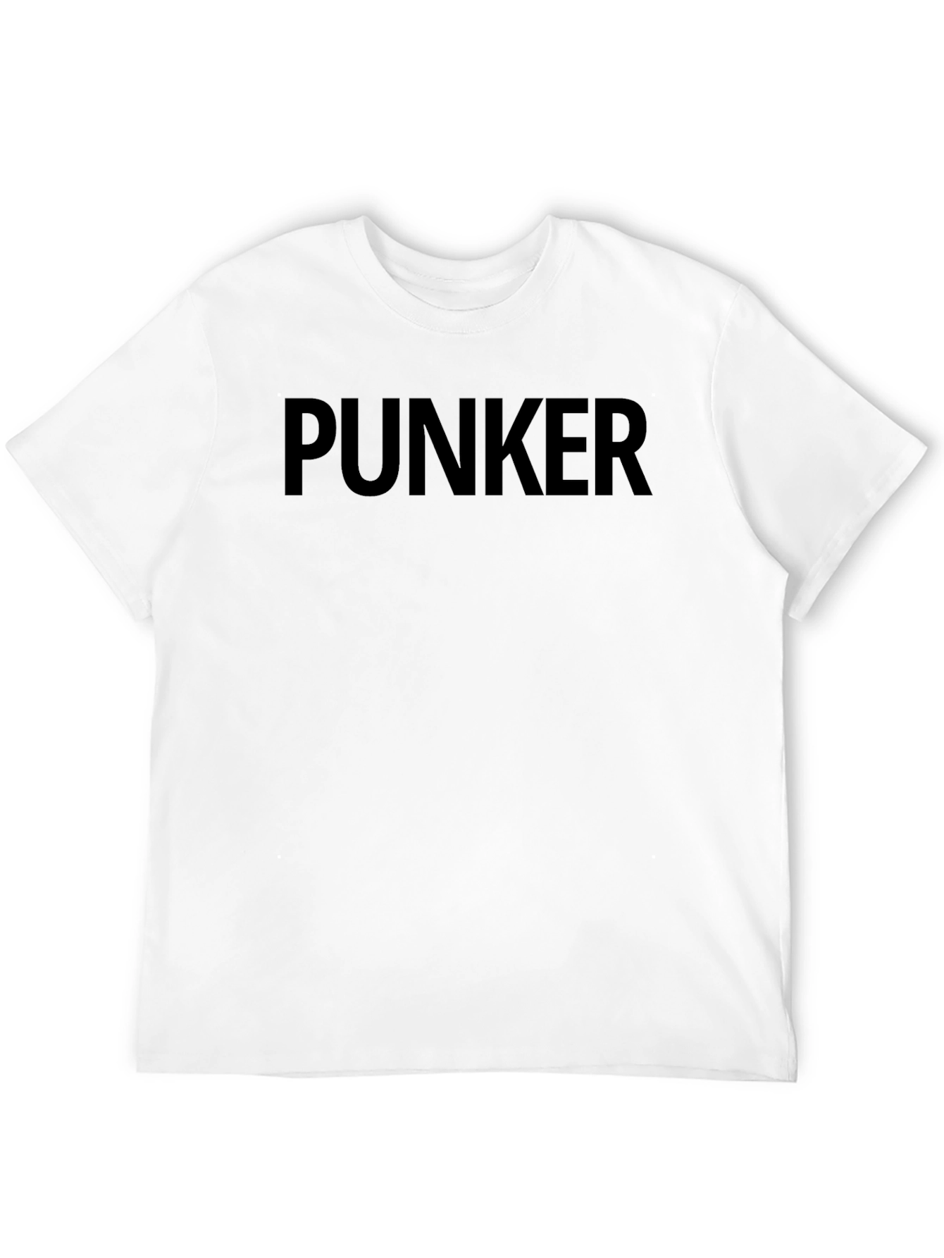 Punker Crew Neck T-Shirt - Bold Statement Tee