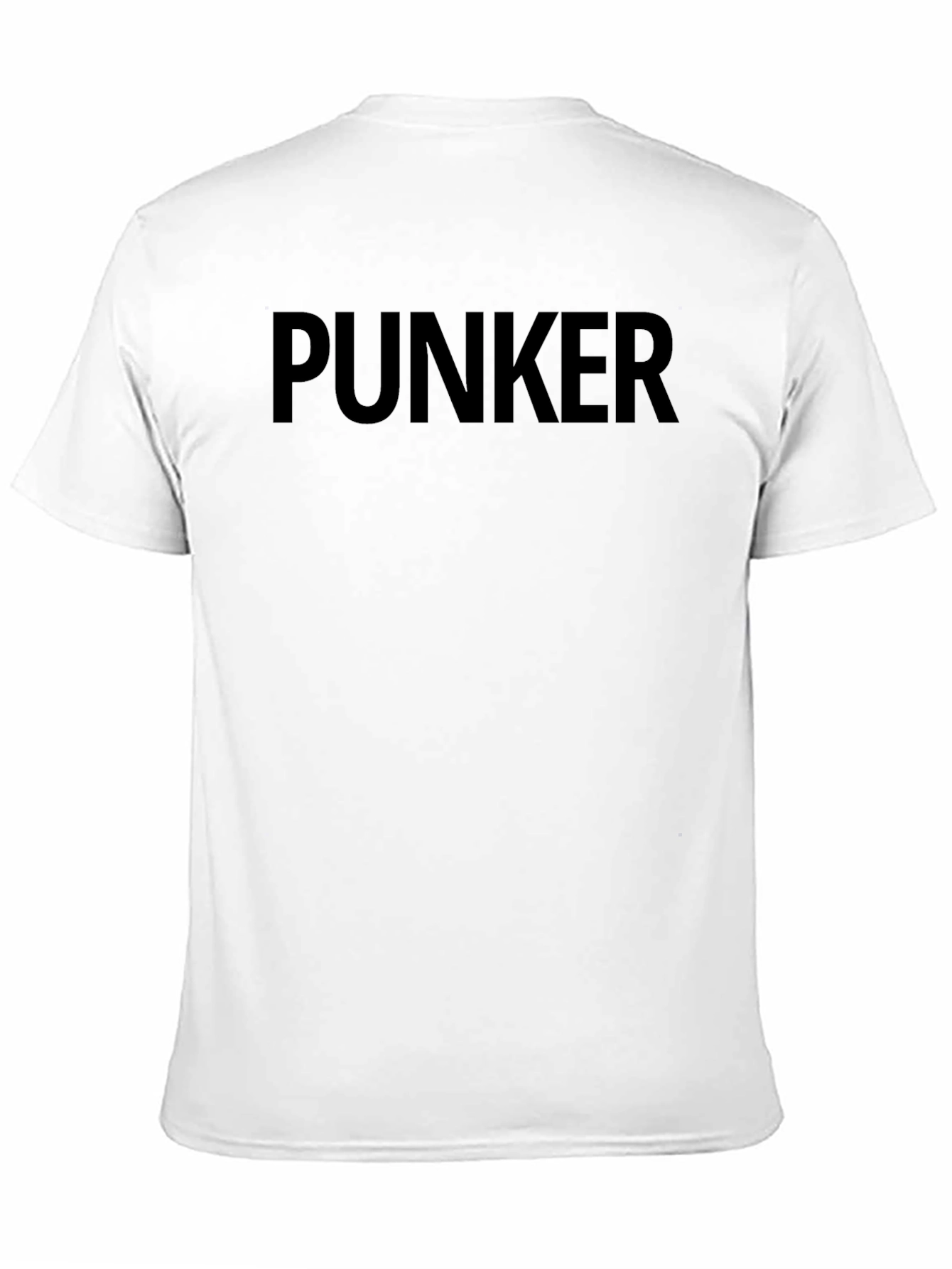 Punker Crew Neck T-Shirt - Bold Statement Tee