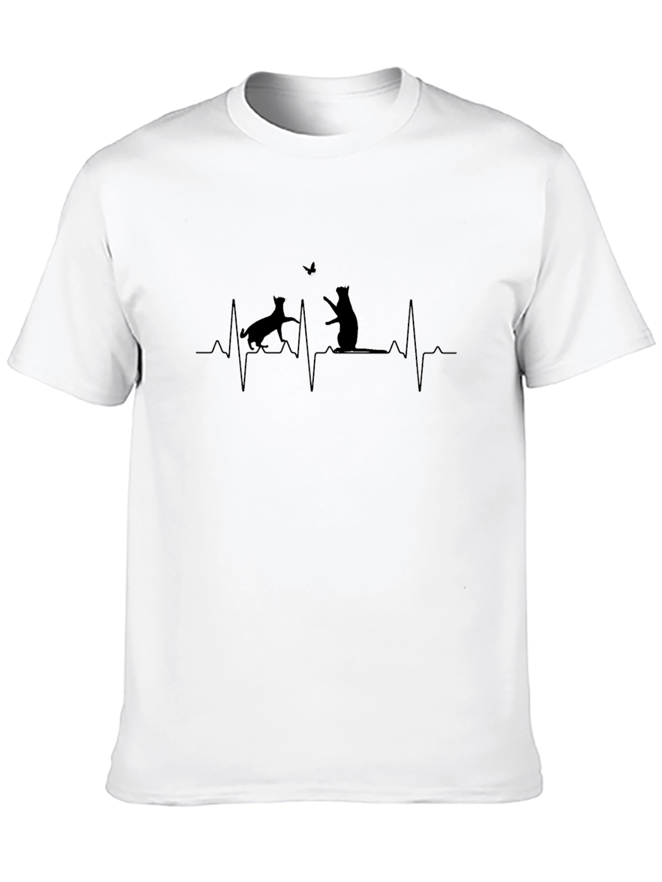 Dog & Cat ECG Heartbeat T-Shirt
