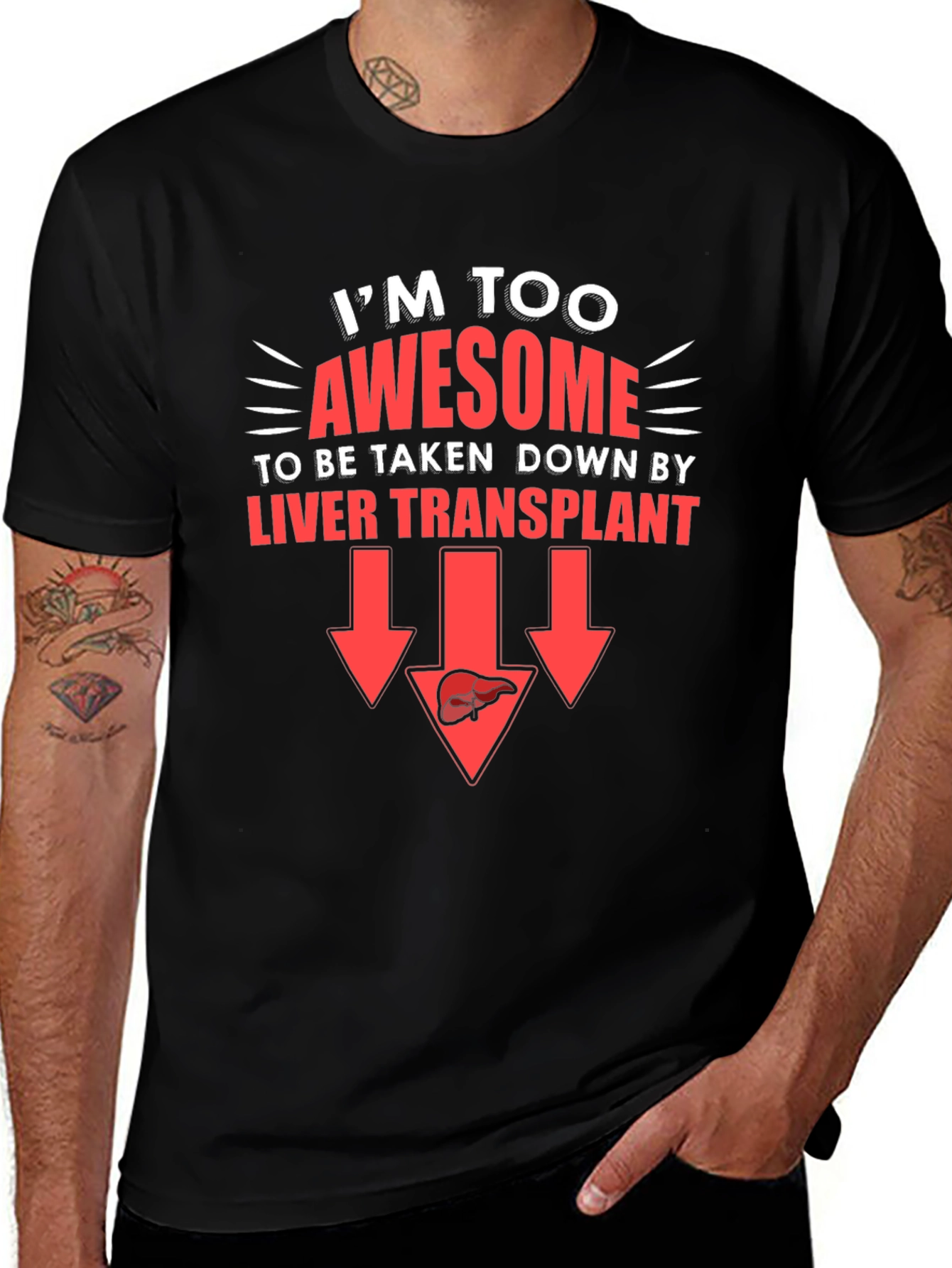 Awesome Liver Transplant T-Shirt
