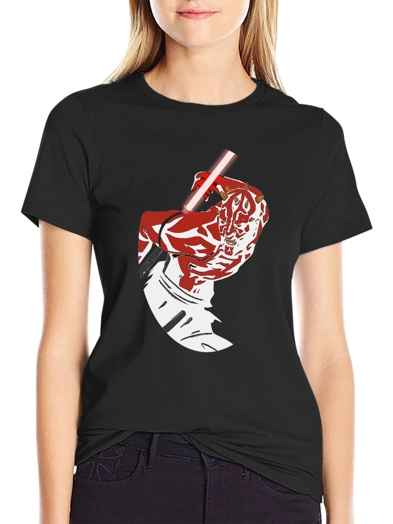 Darth Maul Graphic Tee - Black