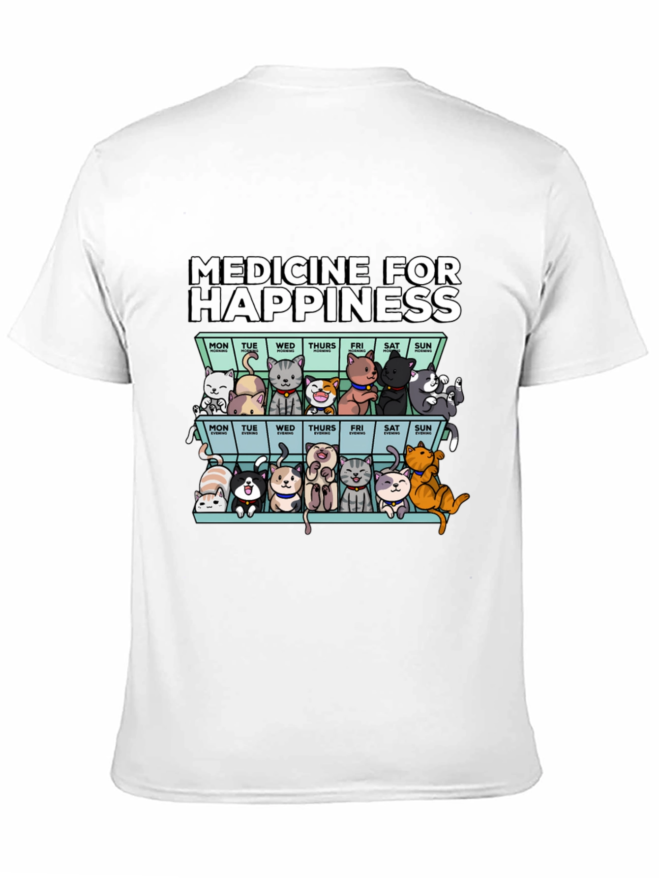 Medicine for Happiness Cats T-Shirt