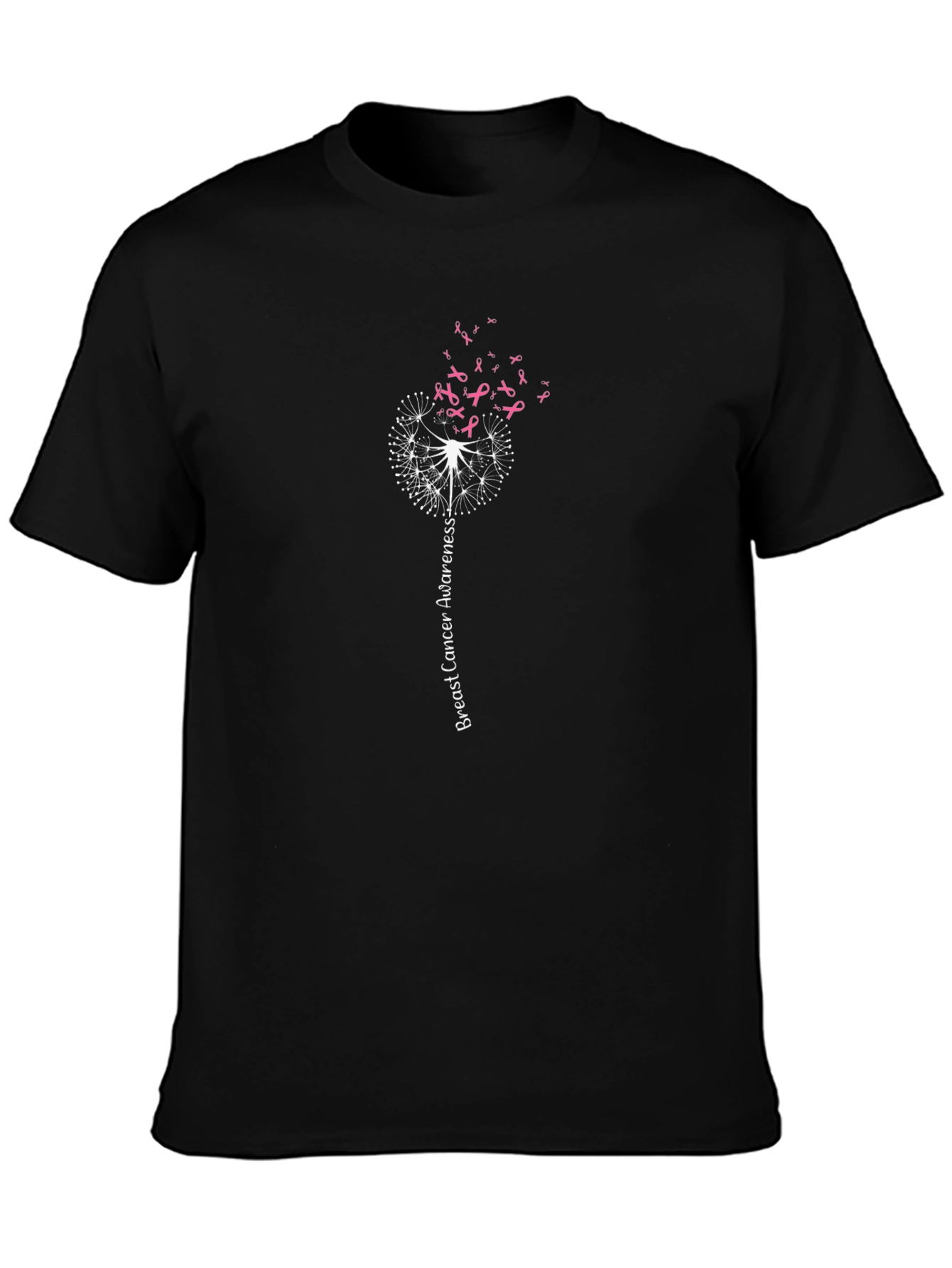 Breast Cancer Awareness Dandelion T-Shirt