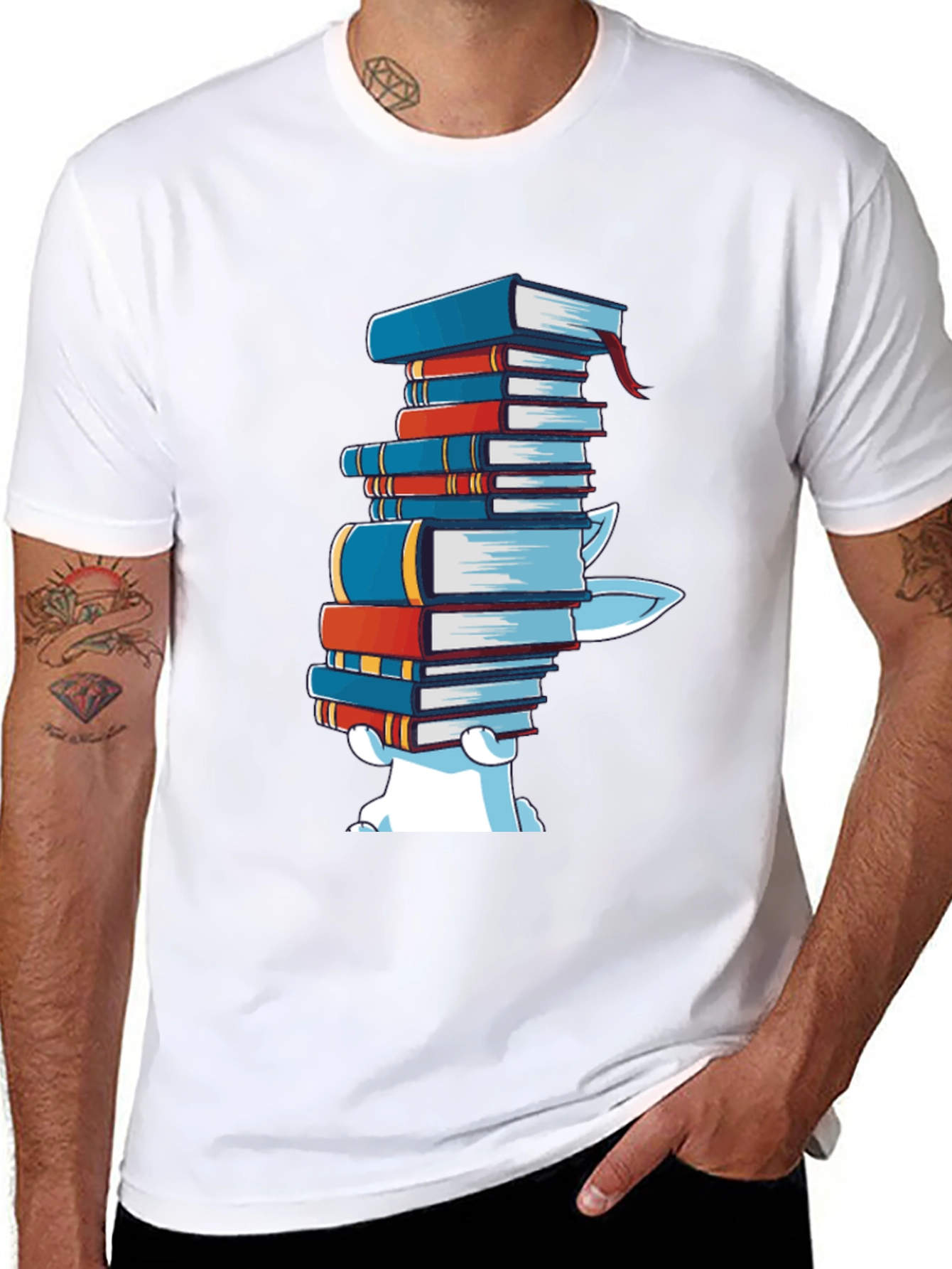 Bookworm Bear T-Shirt - Literary Humor