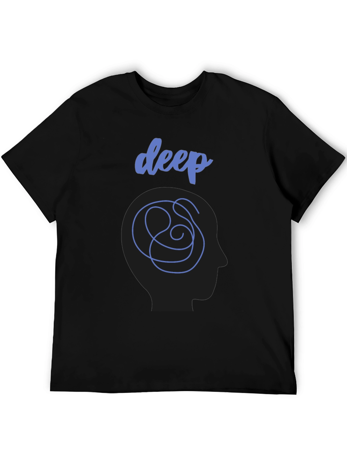 Deep Thought Graphic T-Shirt - Black