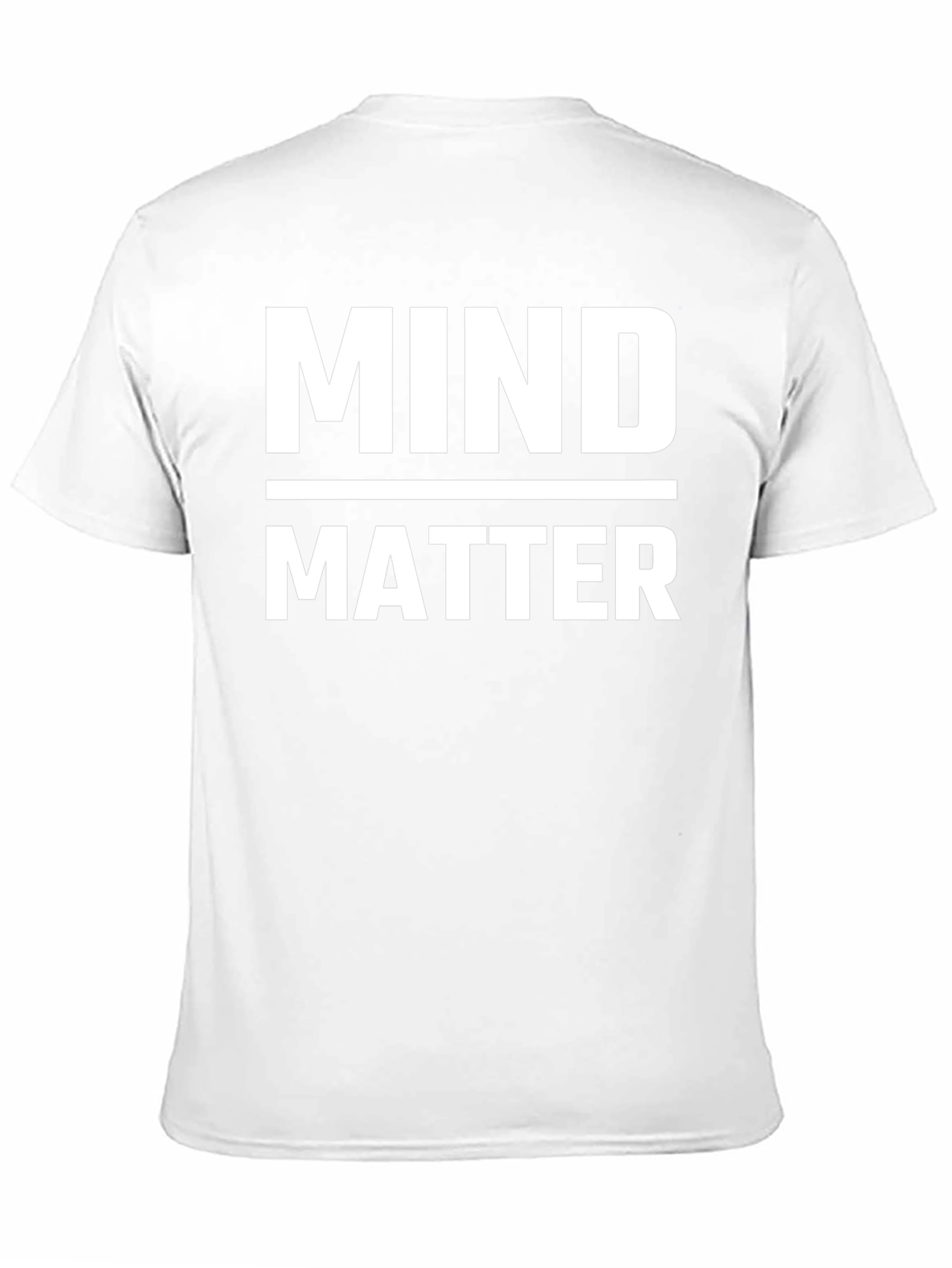 Mind Over Matter Graphic Tee - Black Cotton T-Shirt