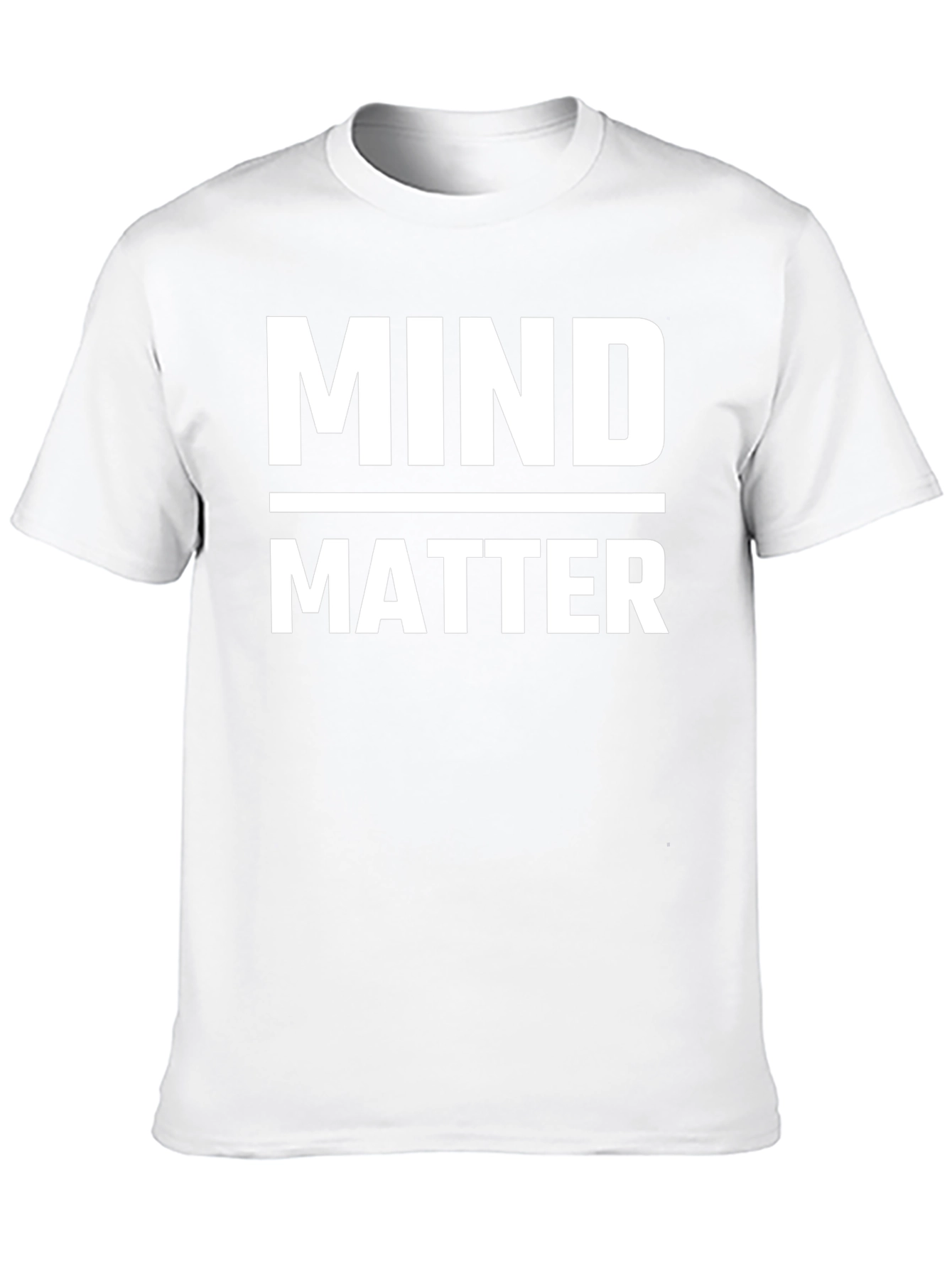 Mind Over Matter Graphic Tee - Black Cotton T-Shirt