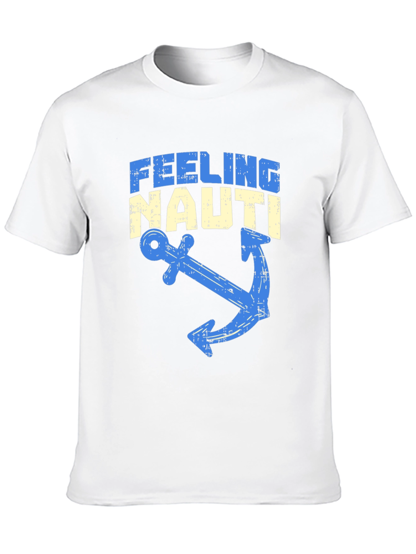 Feeling Nauti Mens Black Graphic T-Shirt