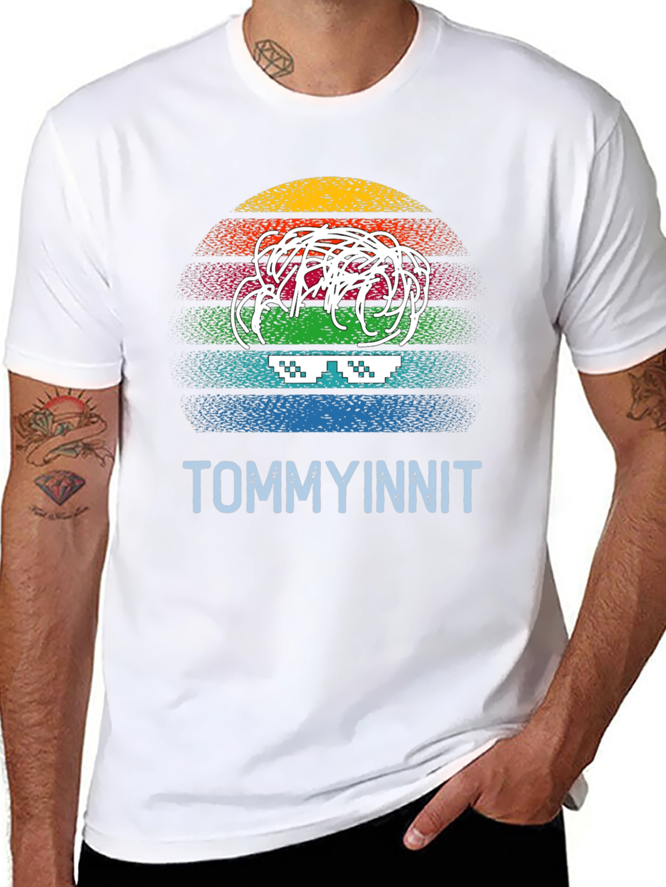 TommyInnit Sunset Graphic Tee