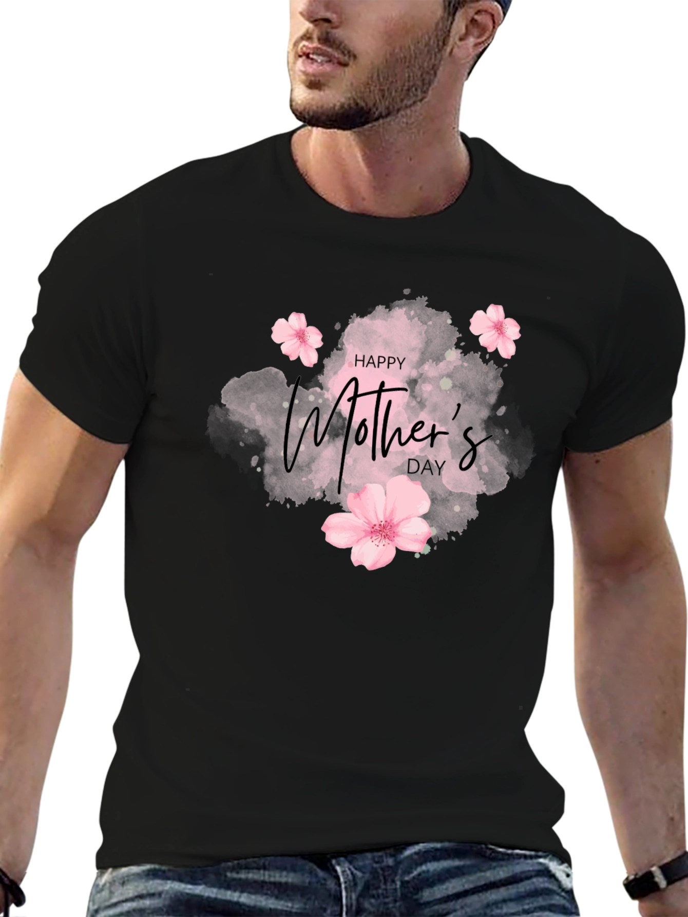 Happy Mothers Day Floral T-Shirt