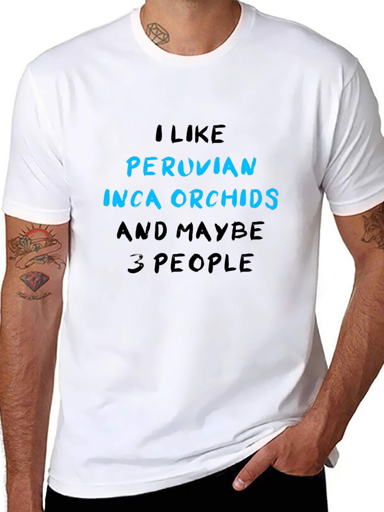 Peruvian Inca Orchids Graphic Tee