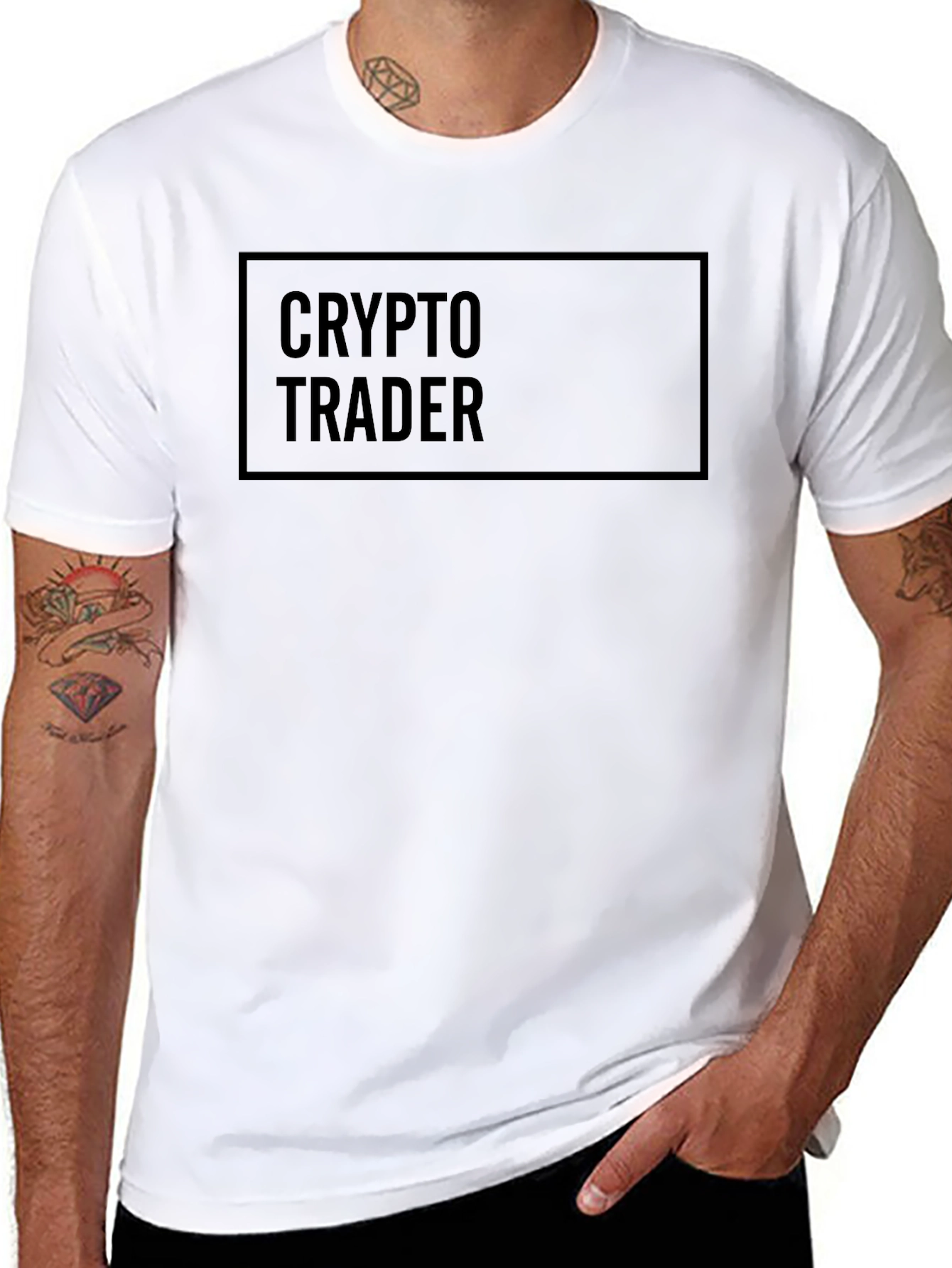 Crypto Trader Graphic Tee - Black
