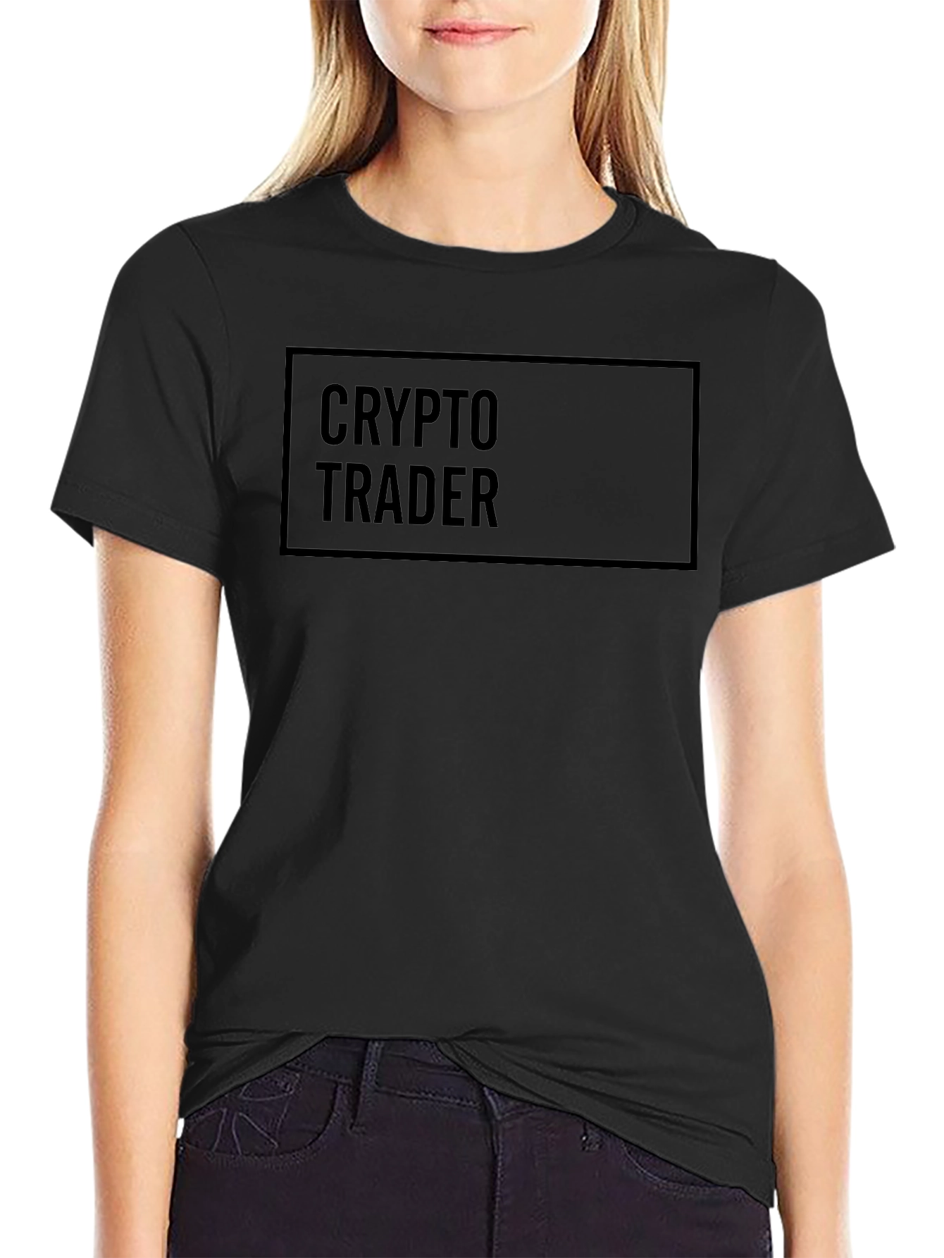 Crypto Trader Graphic Tee - Black