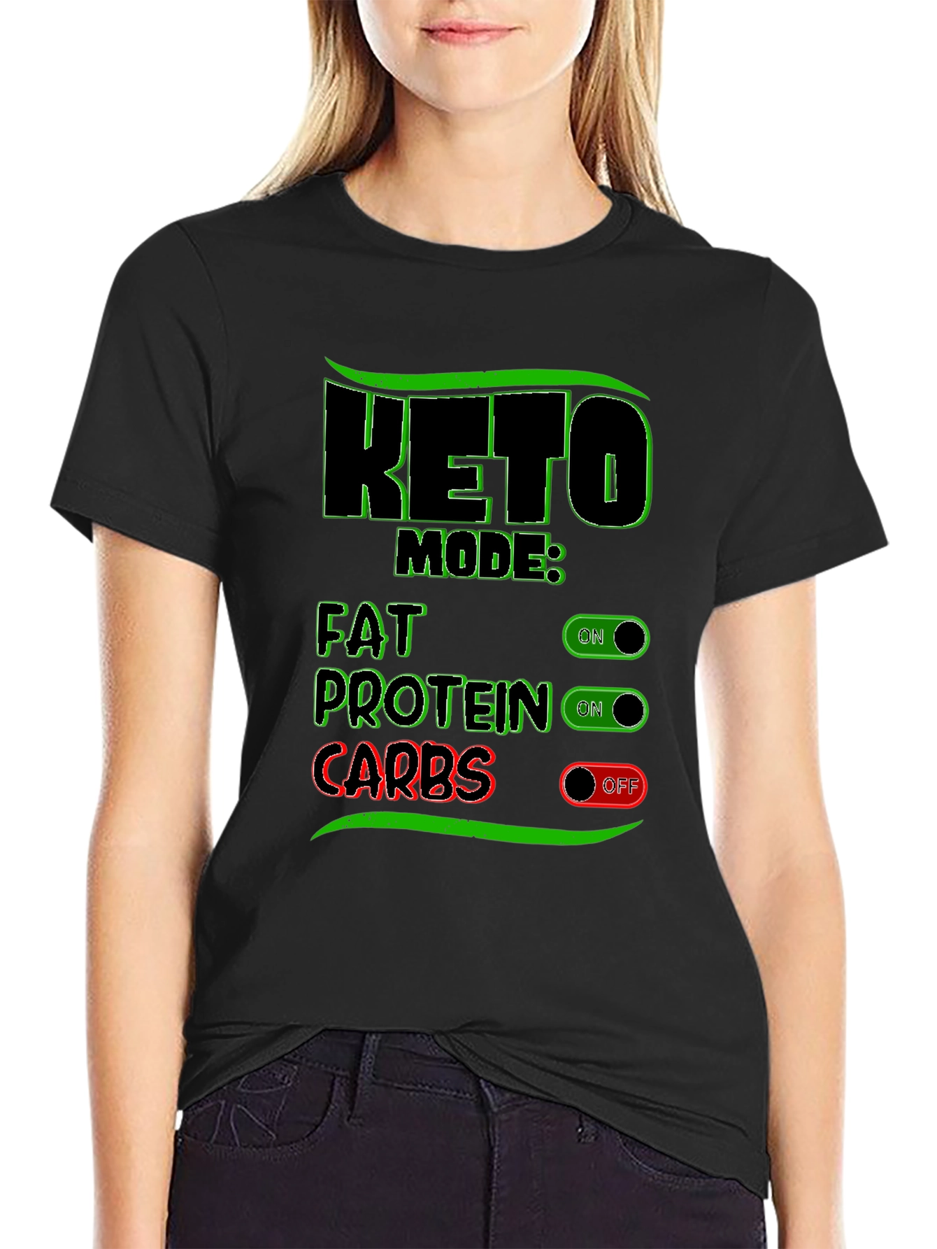 Keto Mode On Funny Diet T-Shirt