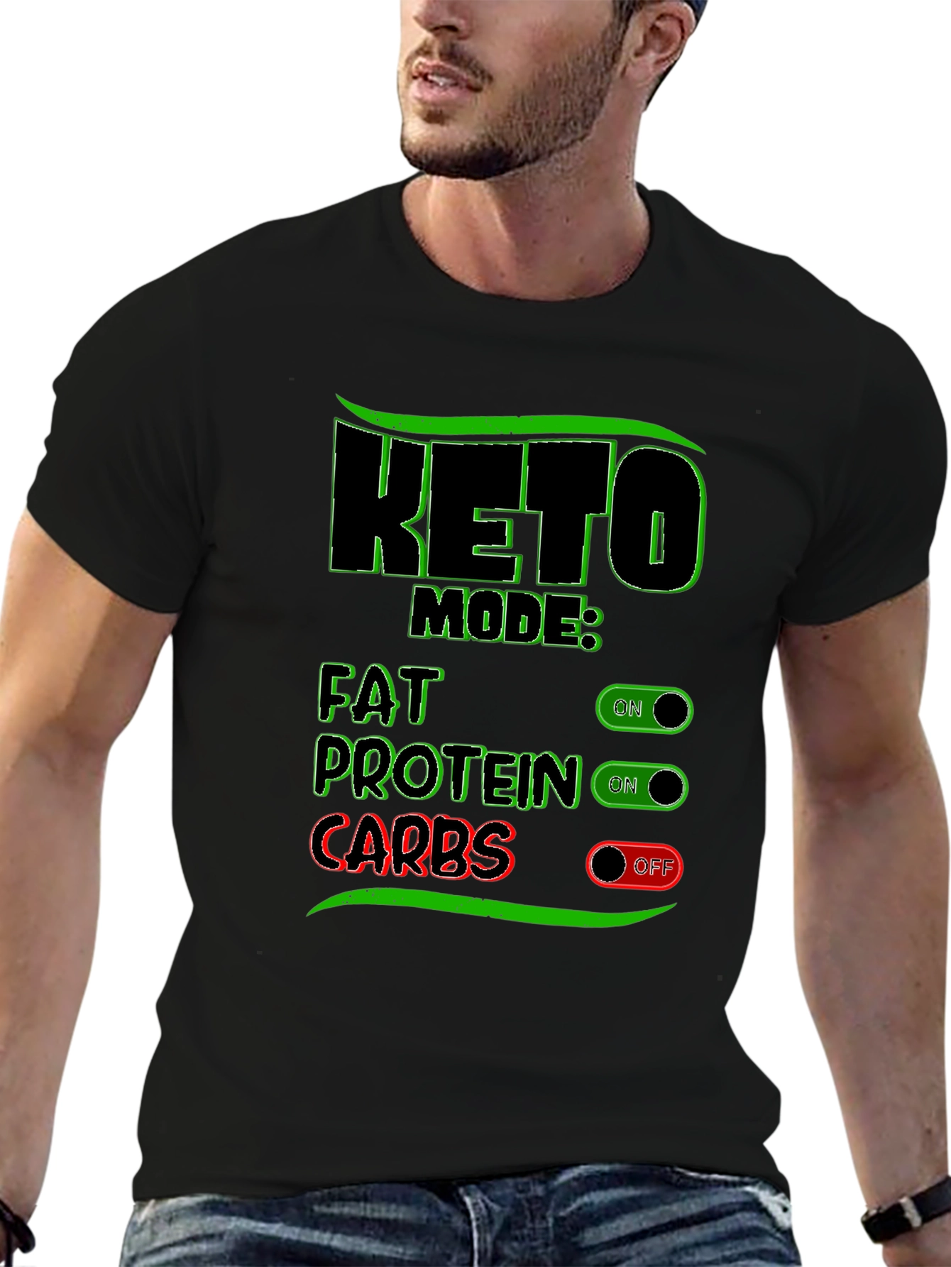 Keto Mode On Funny Diet T-Shirt